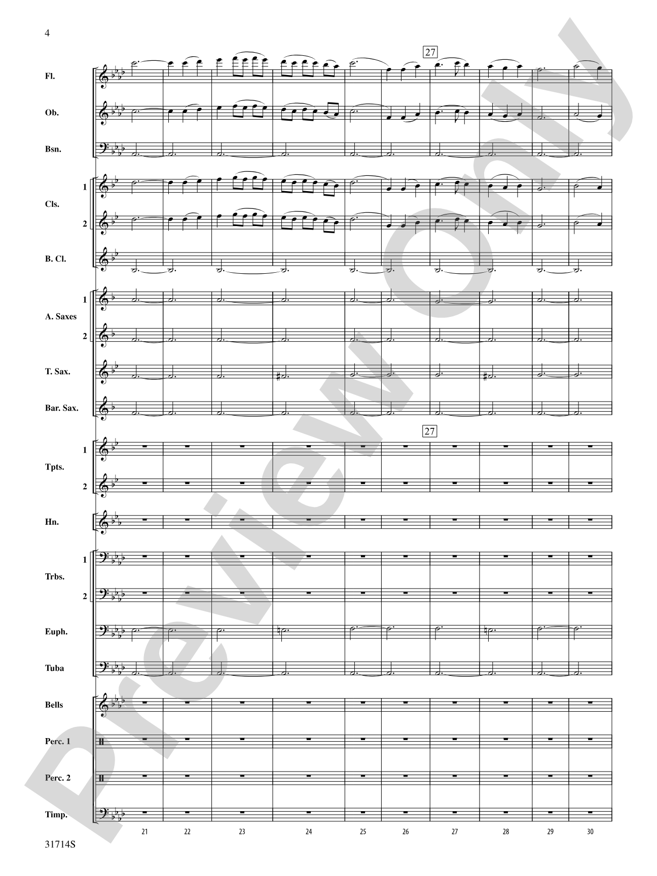 Scheherazade Selections: Concert Band Conductor Score & Parts