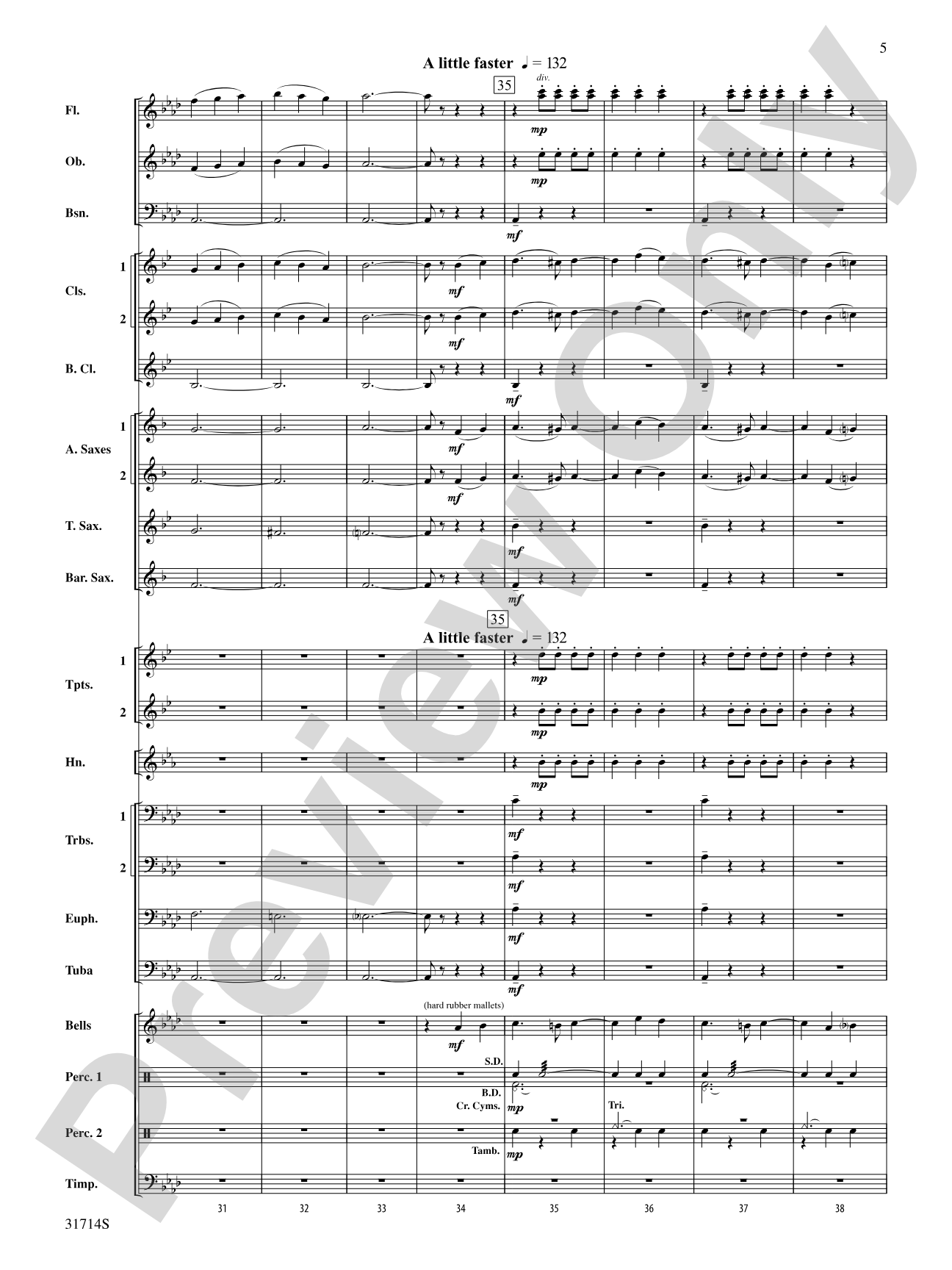 Scheherazade Selections: Concert Band Conductor Score & Parts