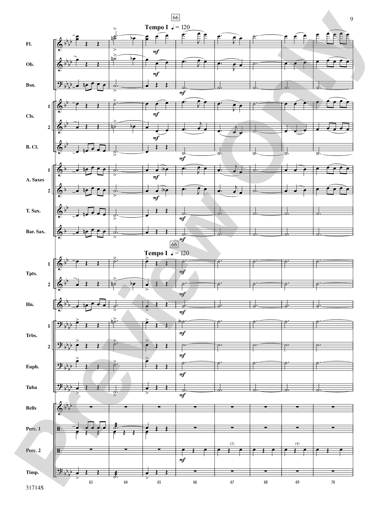 Scheherazade Selections: Concert Band Conductor Score & Parts
