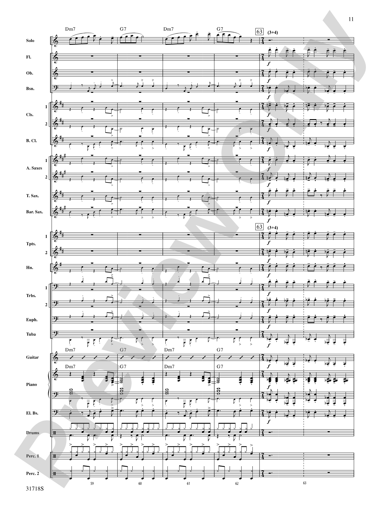 Señor Cadera (Mister Hip): Concert Band Conductor Score & Parts