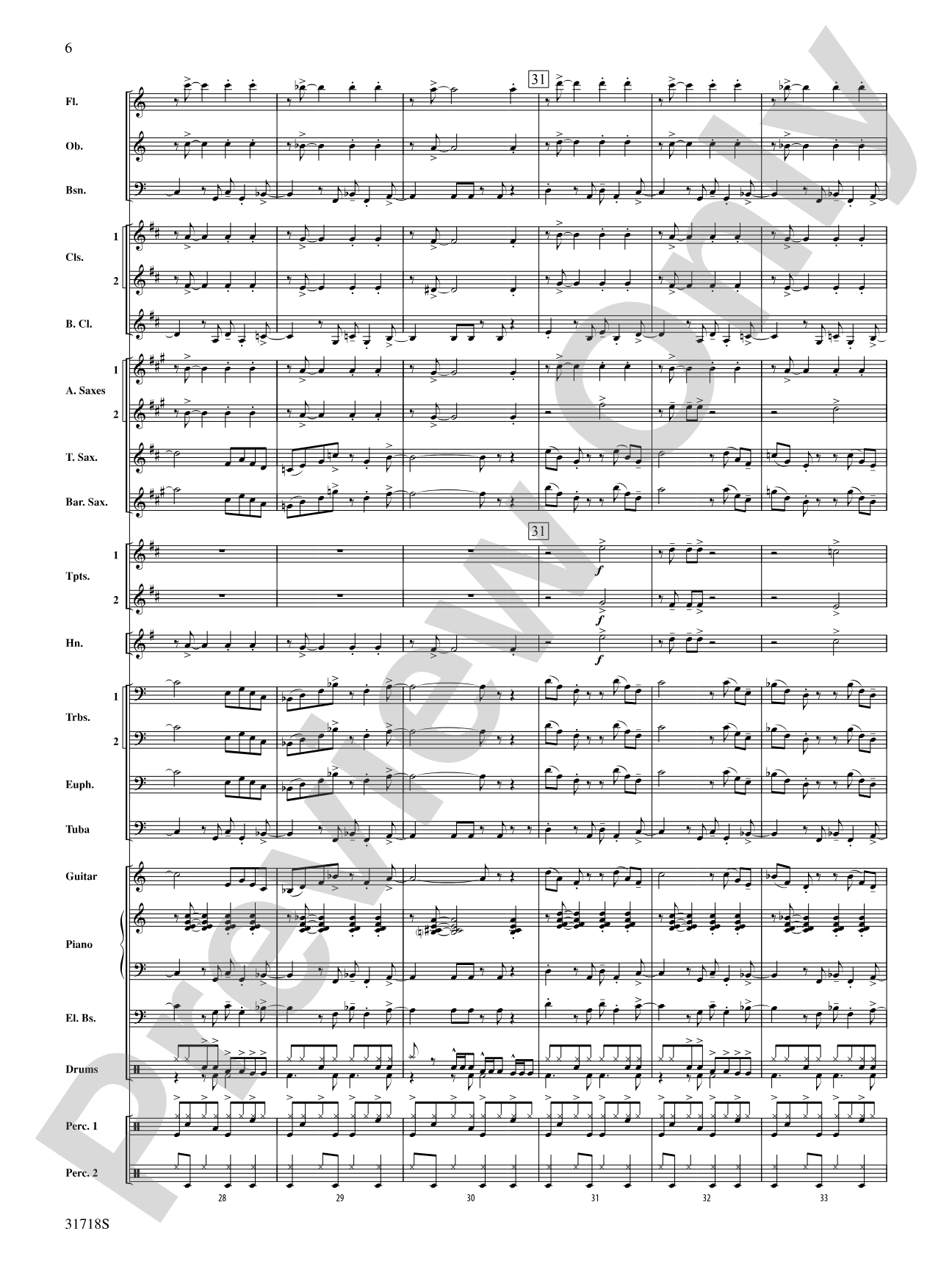 Señor Cadera (Mister Hip): Concert Band Conductor Score & Parts