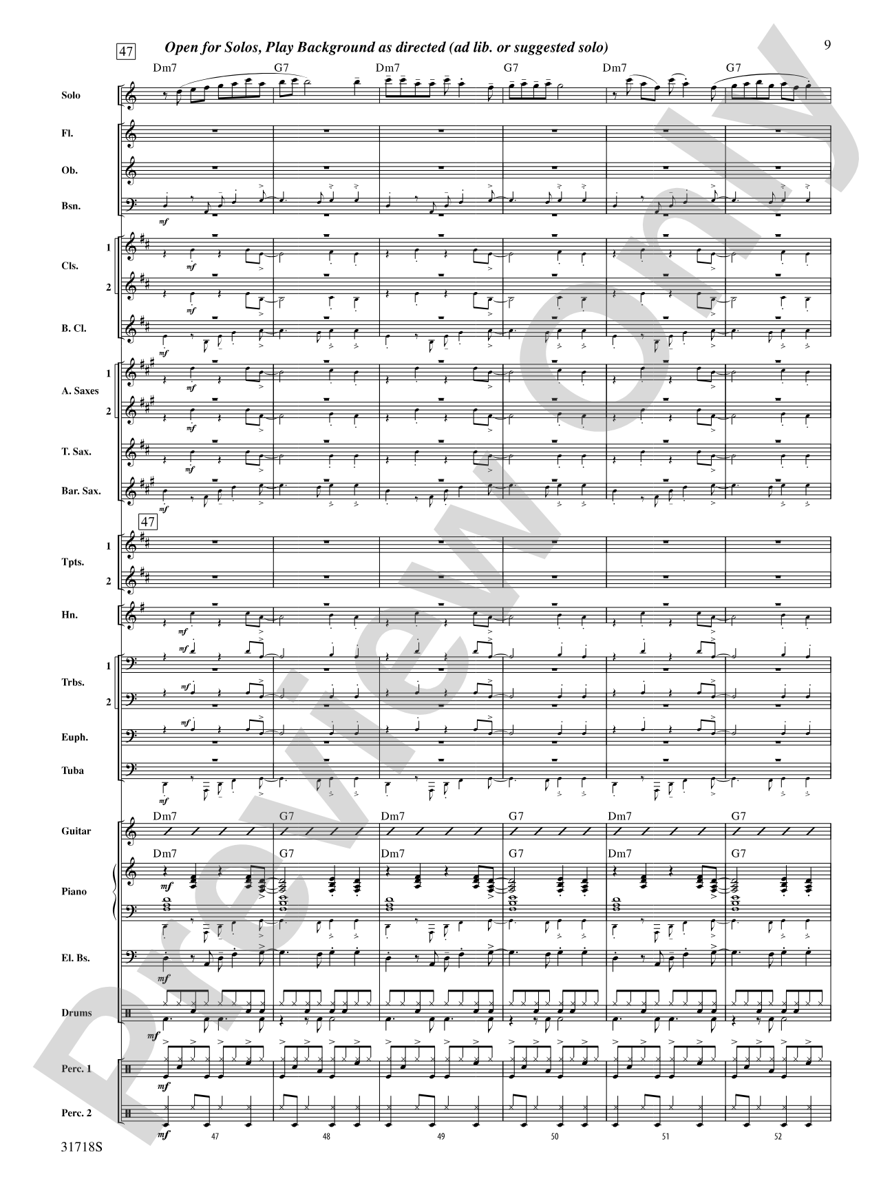 Señor Cadera (Mister Hip): Concert Band Conductor Score & Parts