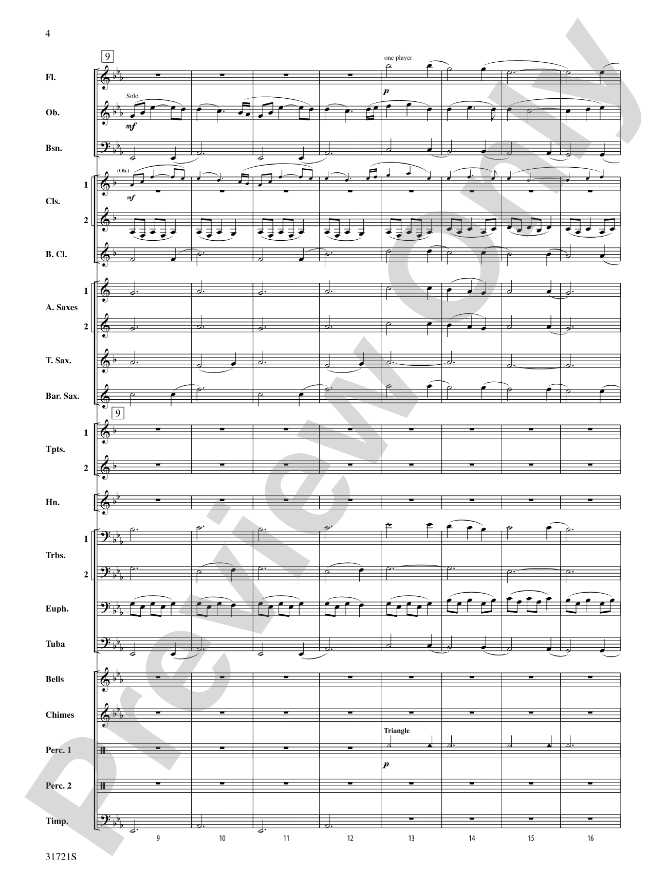 Autumn Hill: Concert Band Conductor Score & Parts