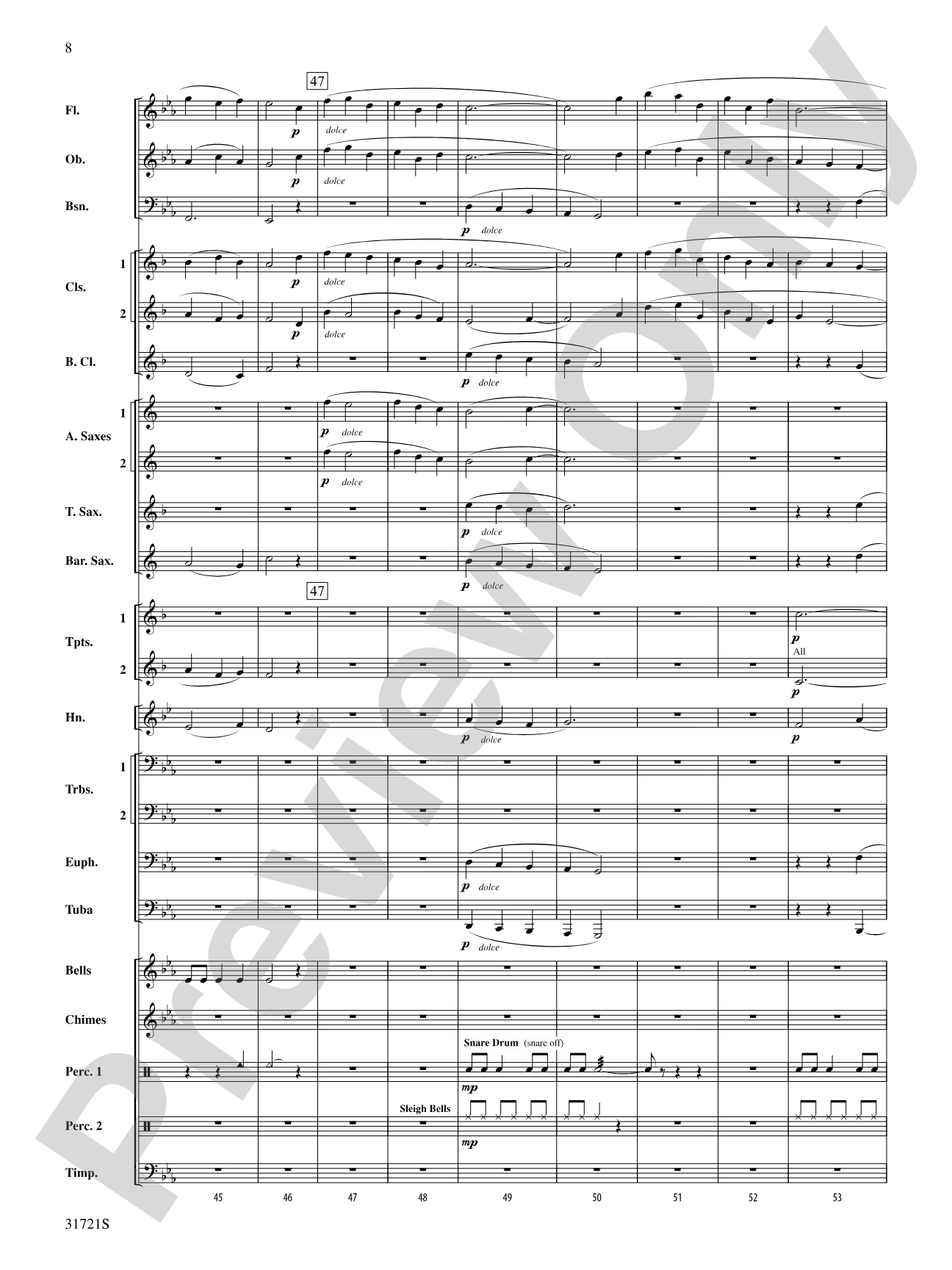 Autumn Hill: Concert Band Conductor Score & Parts
