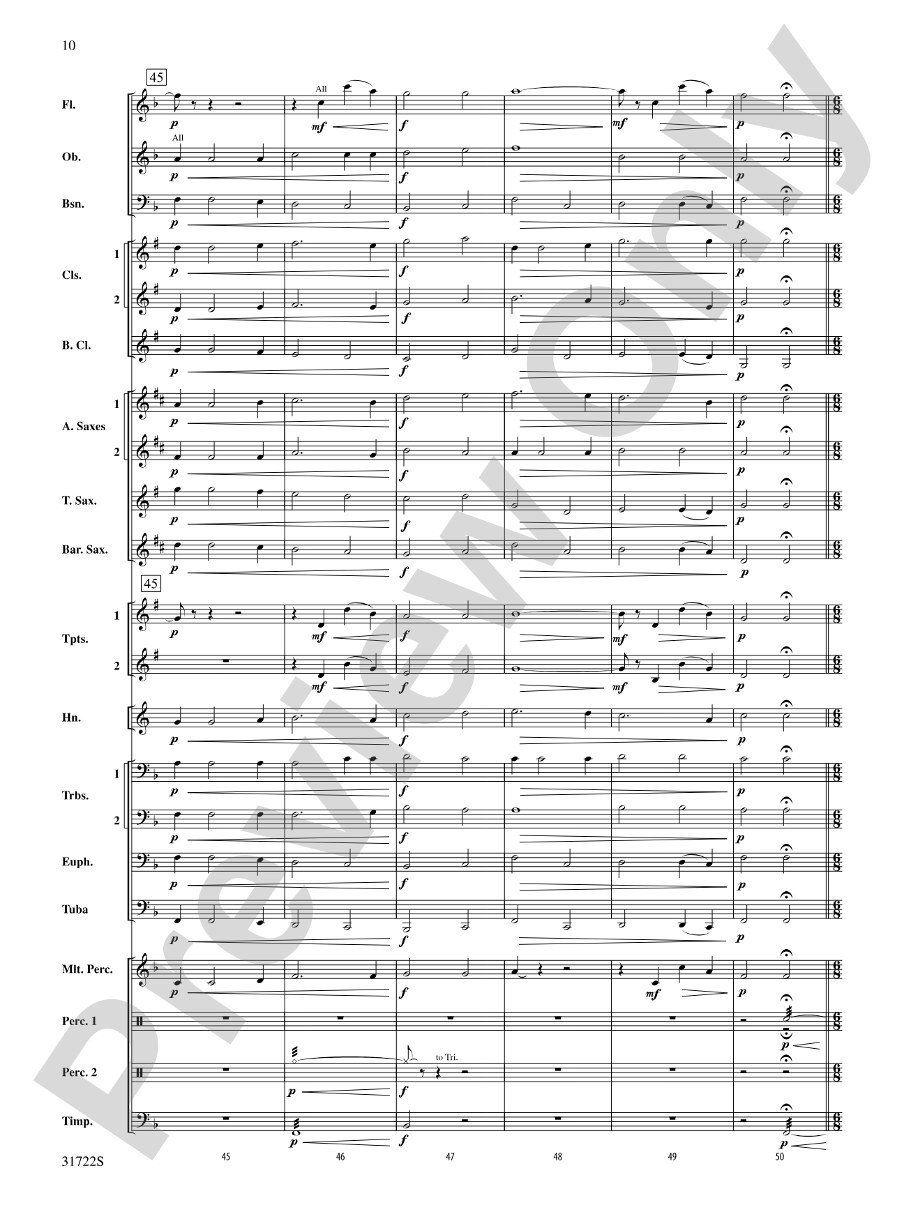 Canadian Folk Trilogy: Concert Band Conductor Score & Parts