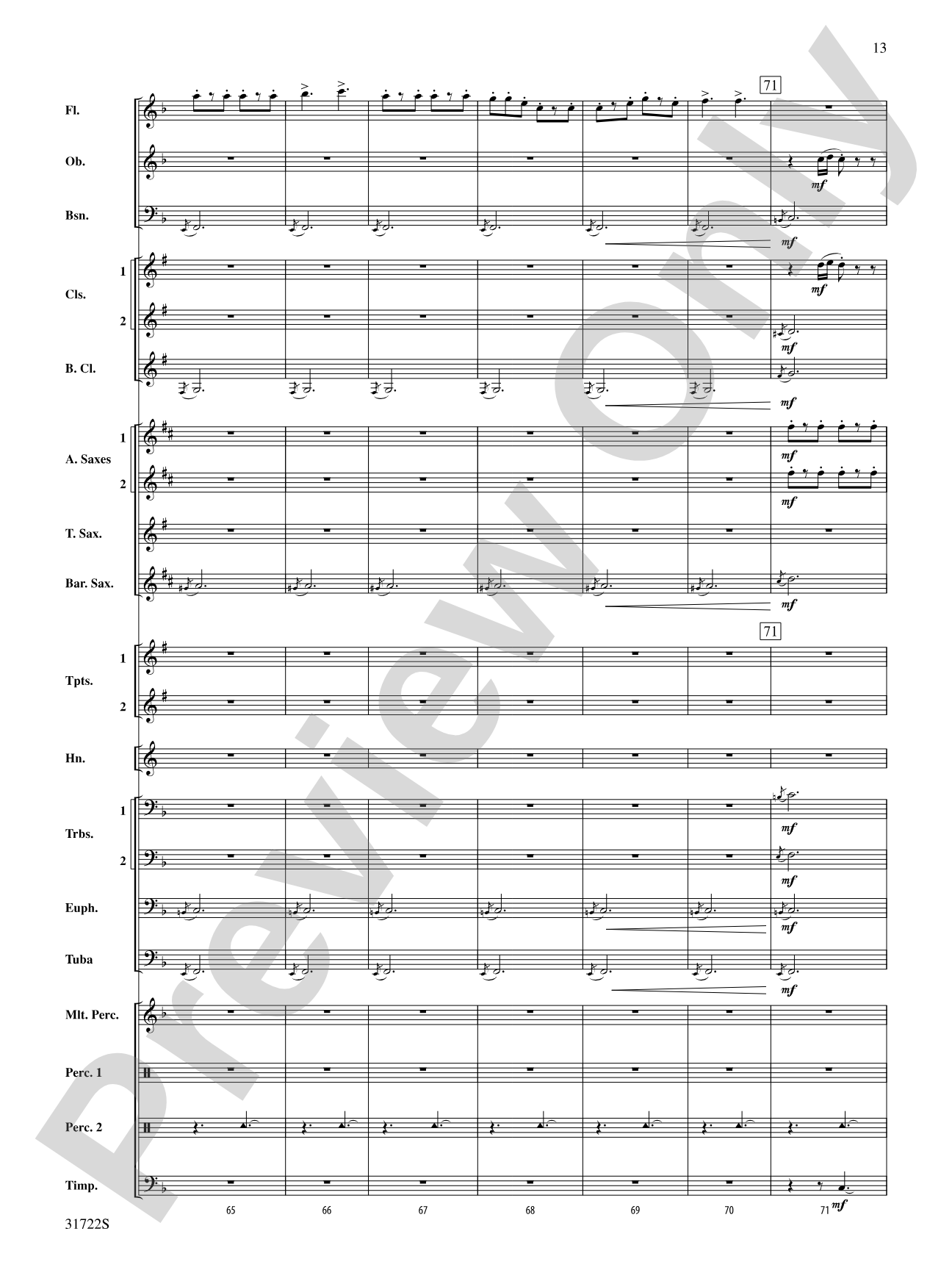 Canadian Folk Trilogy: Concert Band Conductor Score & Parts