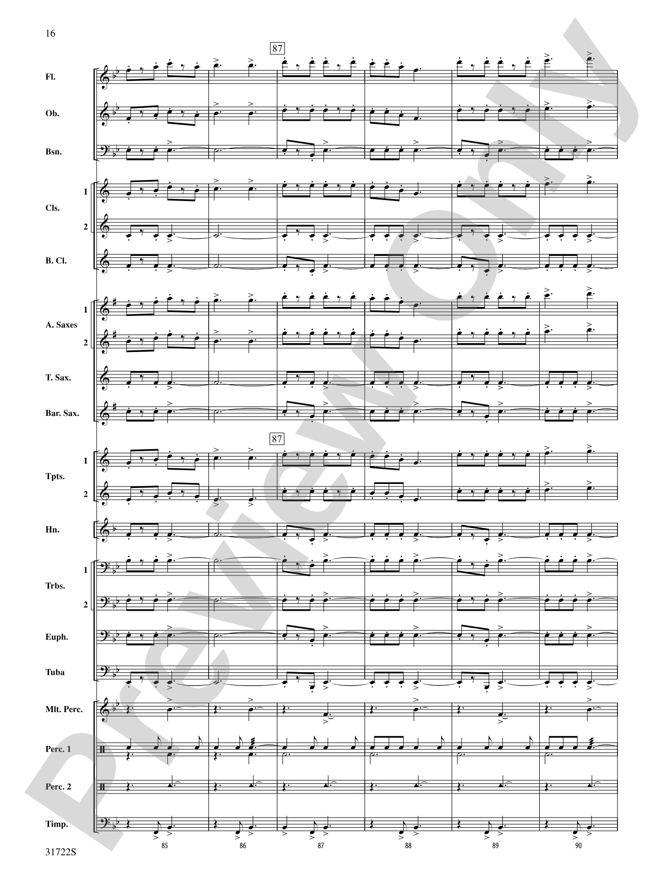 Canadian Folk Trilogy: Concert Band Conductor Score & Parts