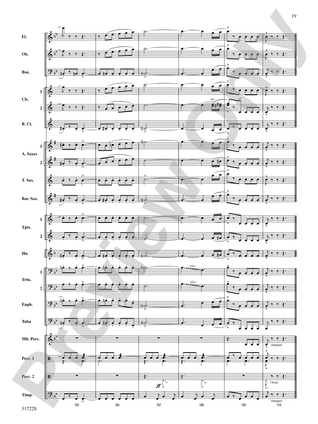 Canadian Folk Trilogy: Concert Band Conductor Score & Parts