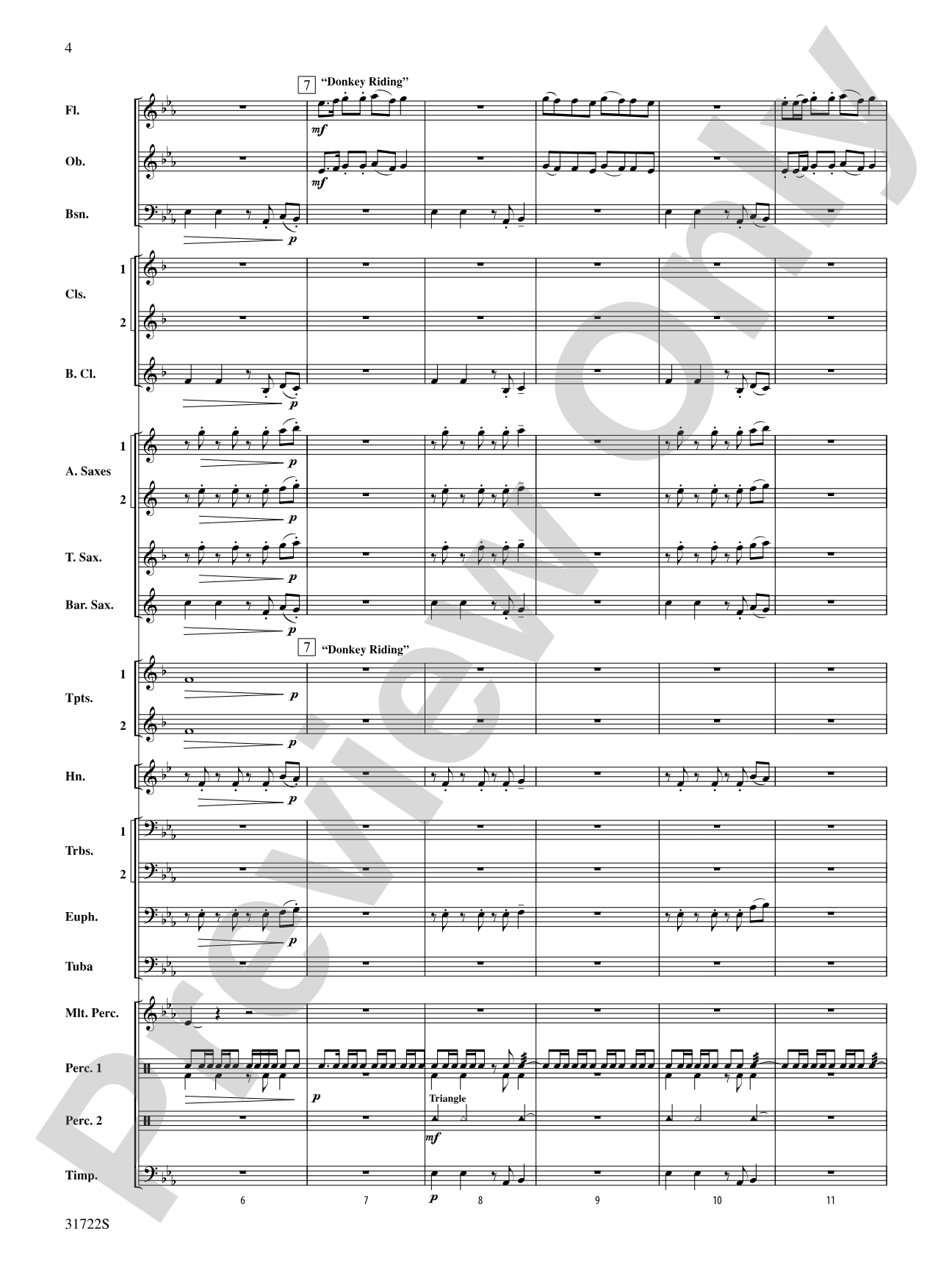 Canadian Folk Trilogy: Concert Band Conductor Score & Parts