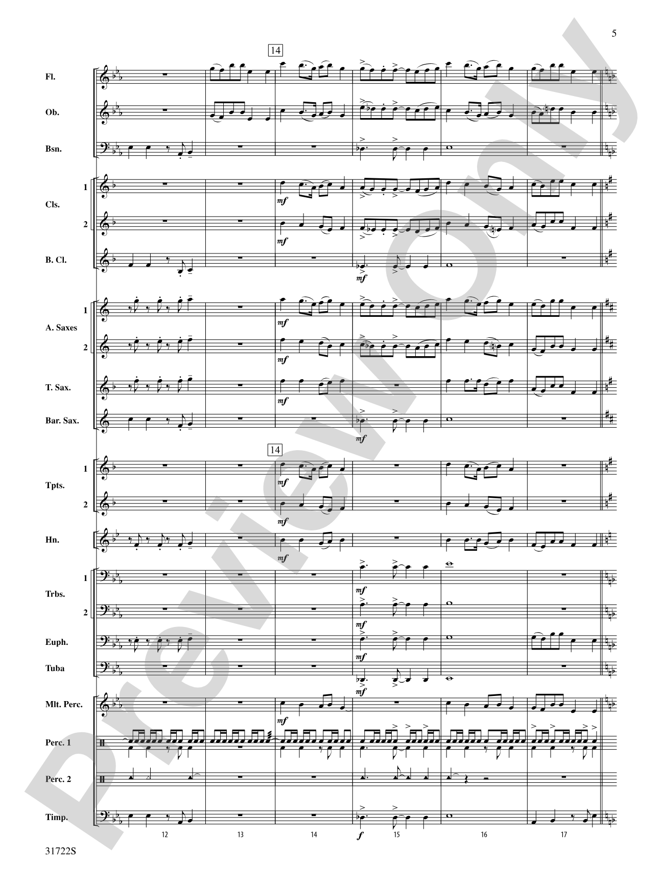 Canadian Folk Trilogy: Concert Band Conductor Score & Parts