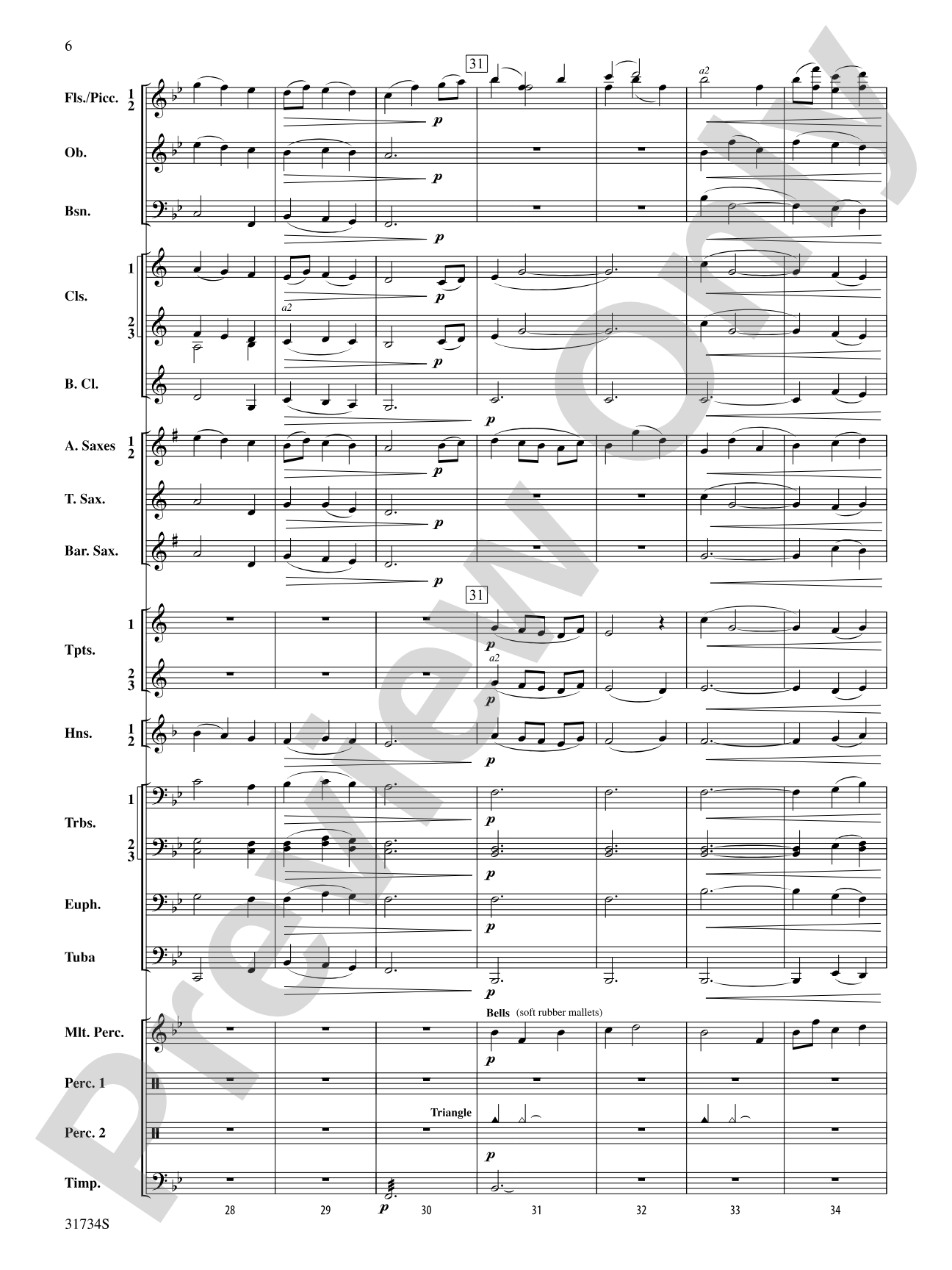 Liadov Fanfare: Concert Band Conductor Score & Parts