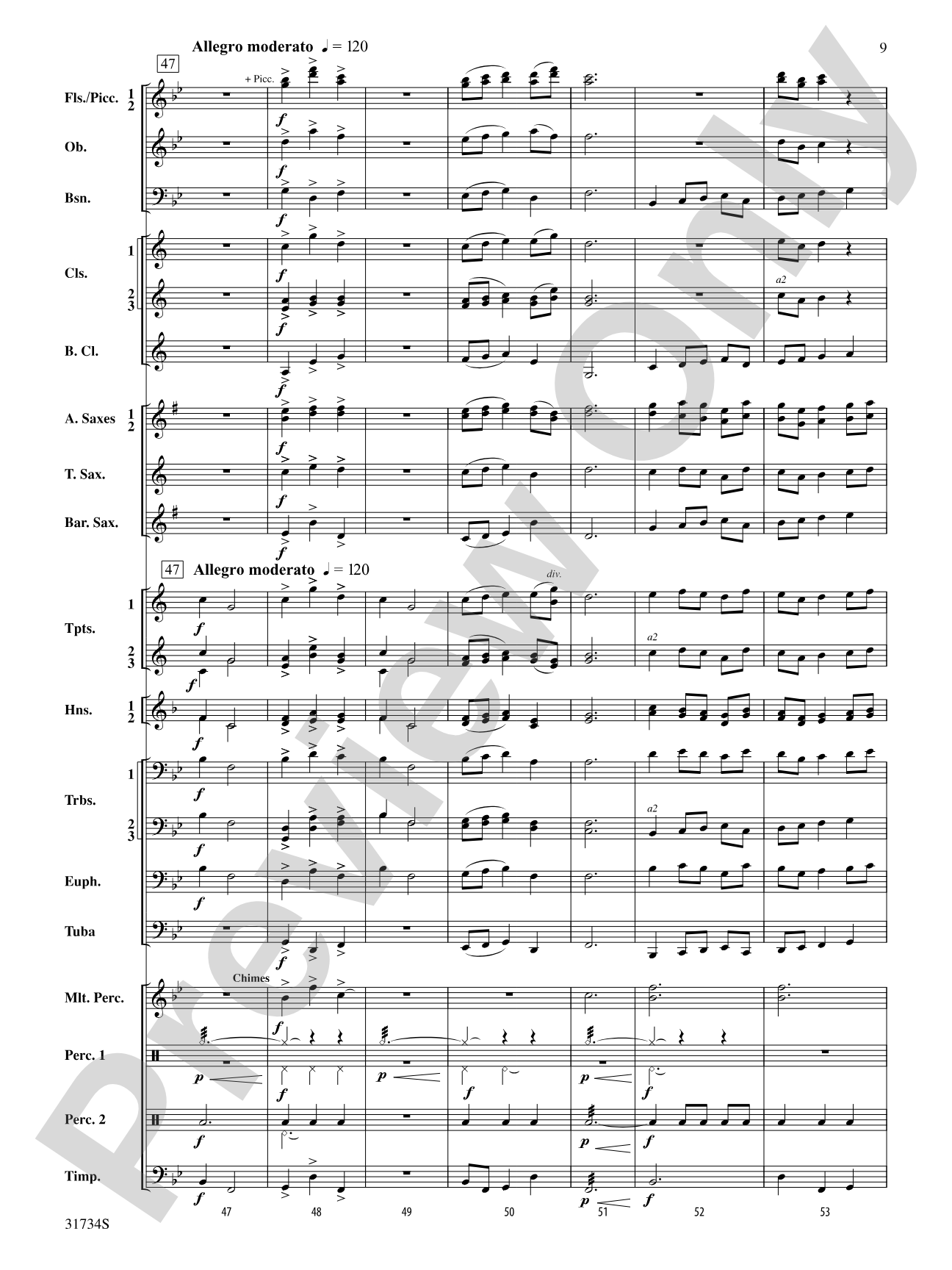 Liadov Fanfare: Concert Band Conductor Score & Parts