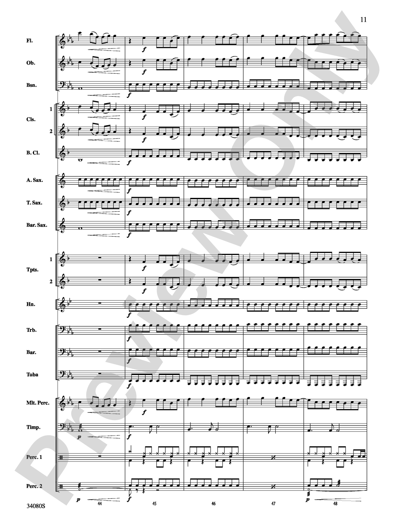 Kissin' U: Concert Band Conductor Score & Parts