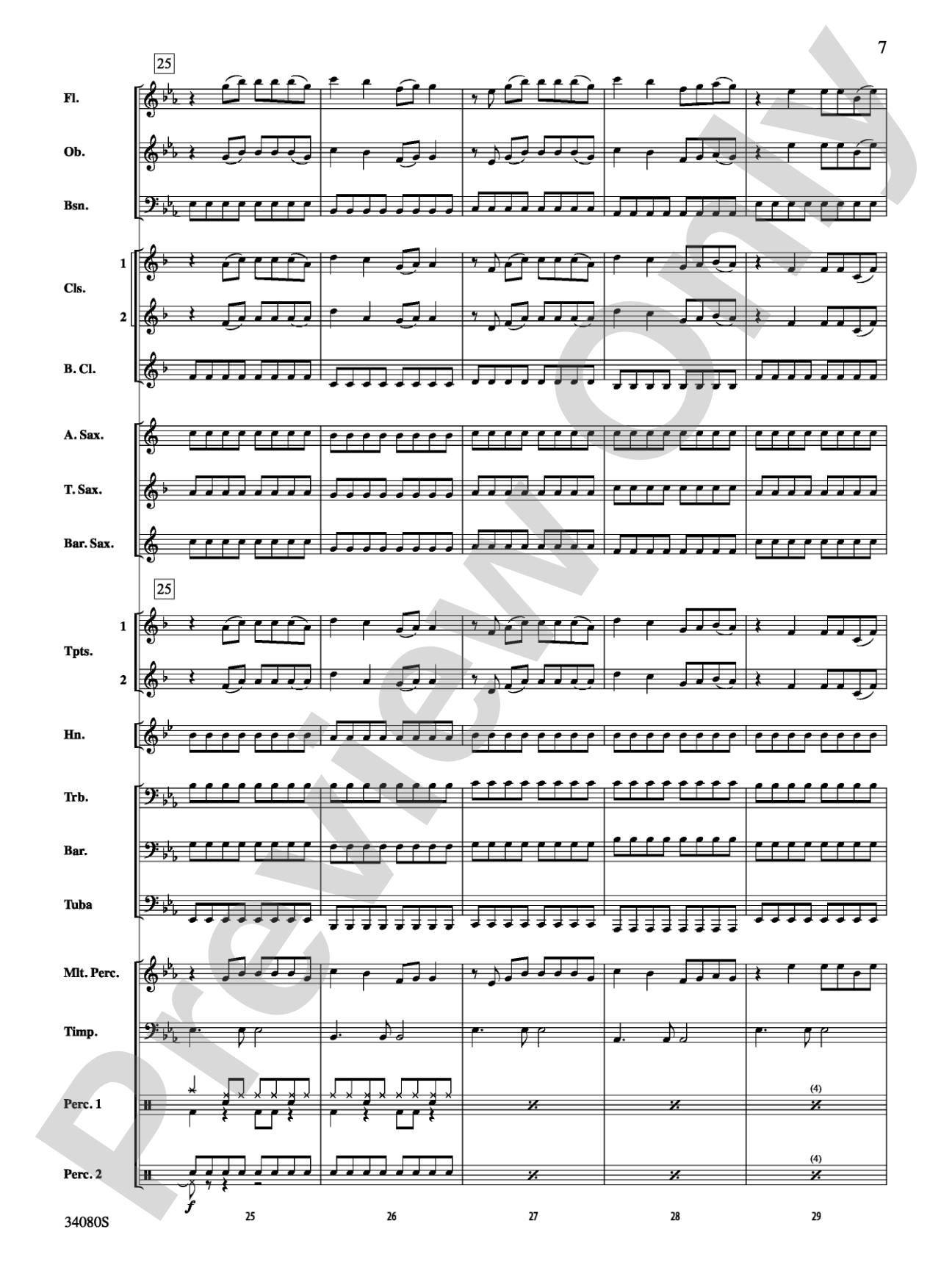 Kissin' U: Concert Band Conductor Score & Parts