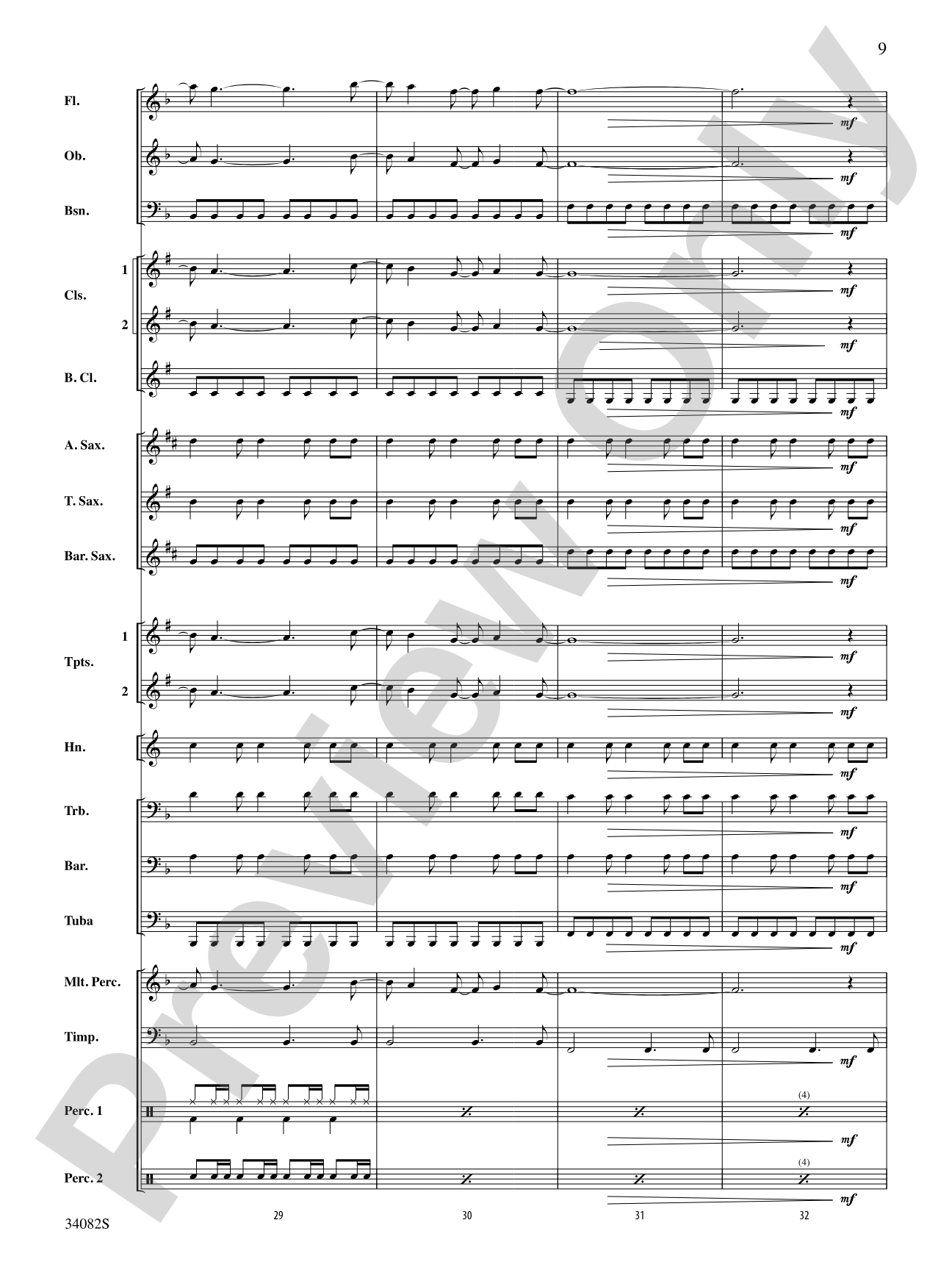 Just the Way You Are (Amazing): Concert Band Conductor Score & Parts