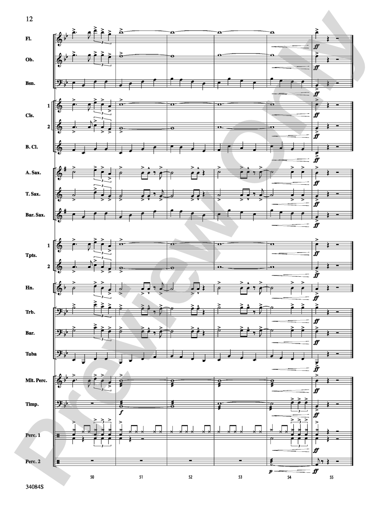 I Gotta Be Me: Concert Band Conductor Score & Parts