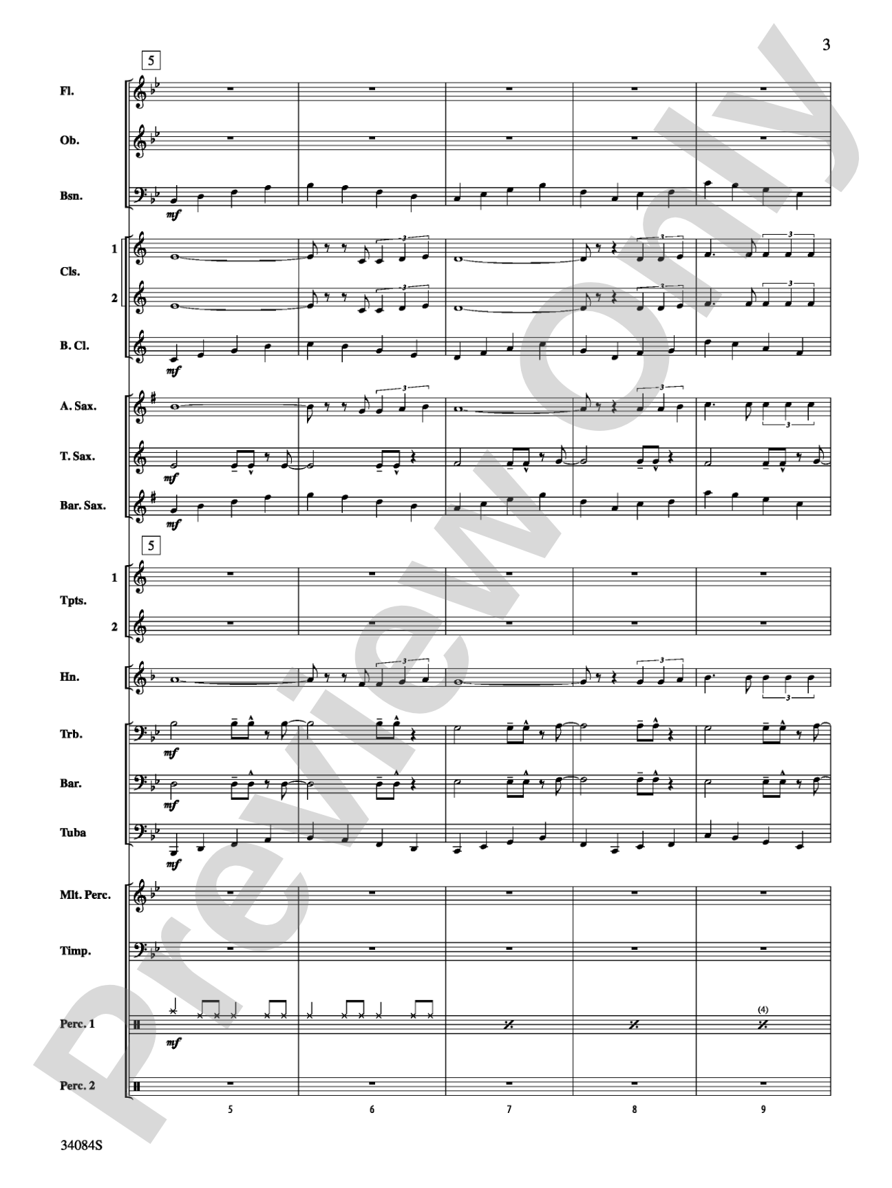 I Gotta Be Me: Concert Band Conductor Score & Parts