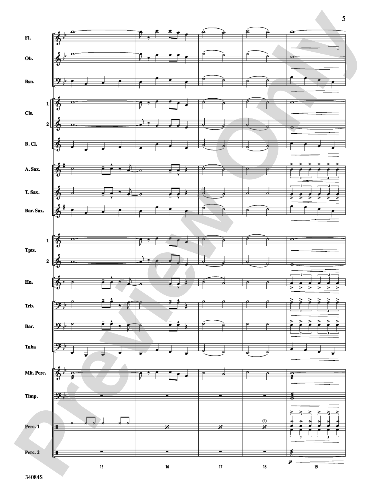 I Gotta Be Me: Concert Band Conductor Score & Parts