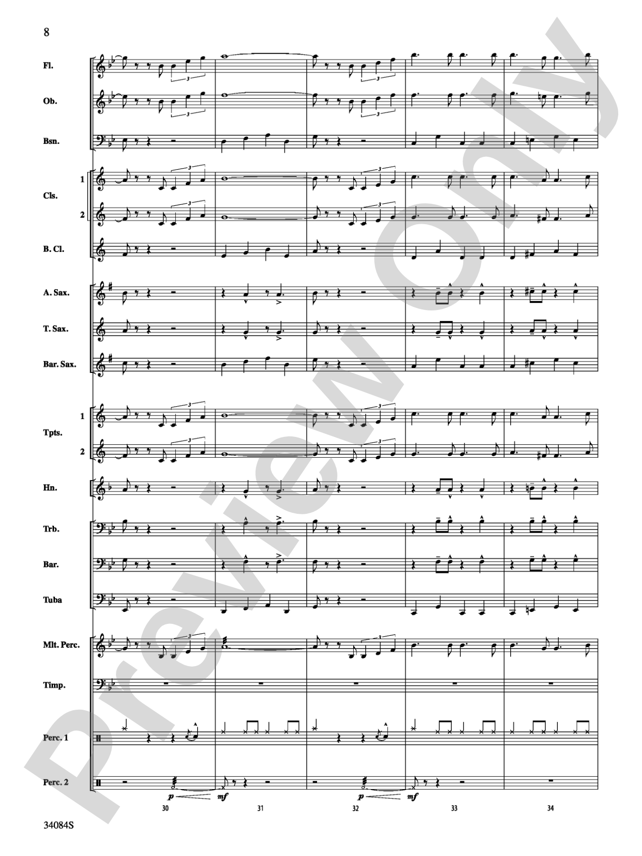 I Gotta Be Me: Concert Band Conductor Score & Parts
