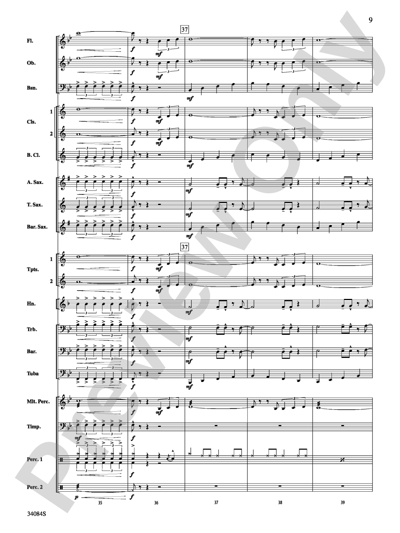I Gotta Be Me: Concert Band Conductor Score & Parts
