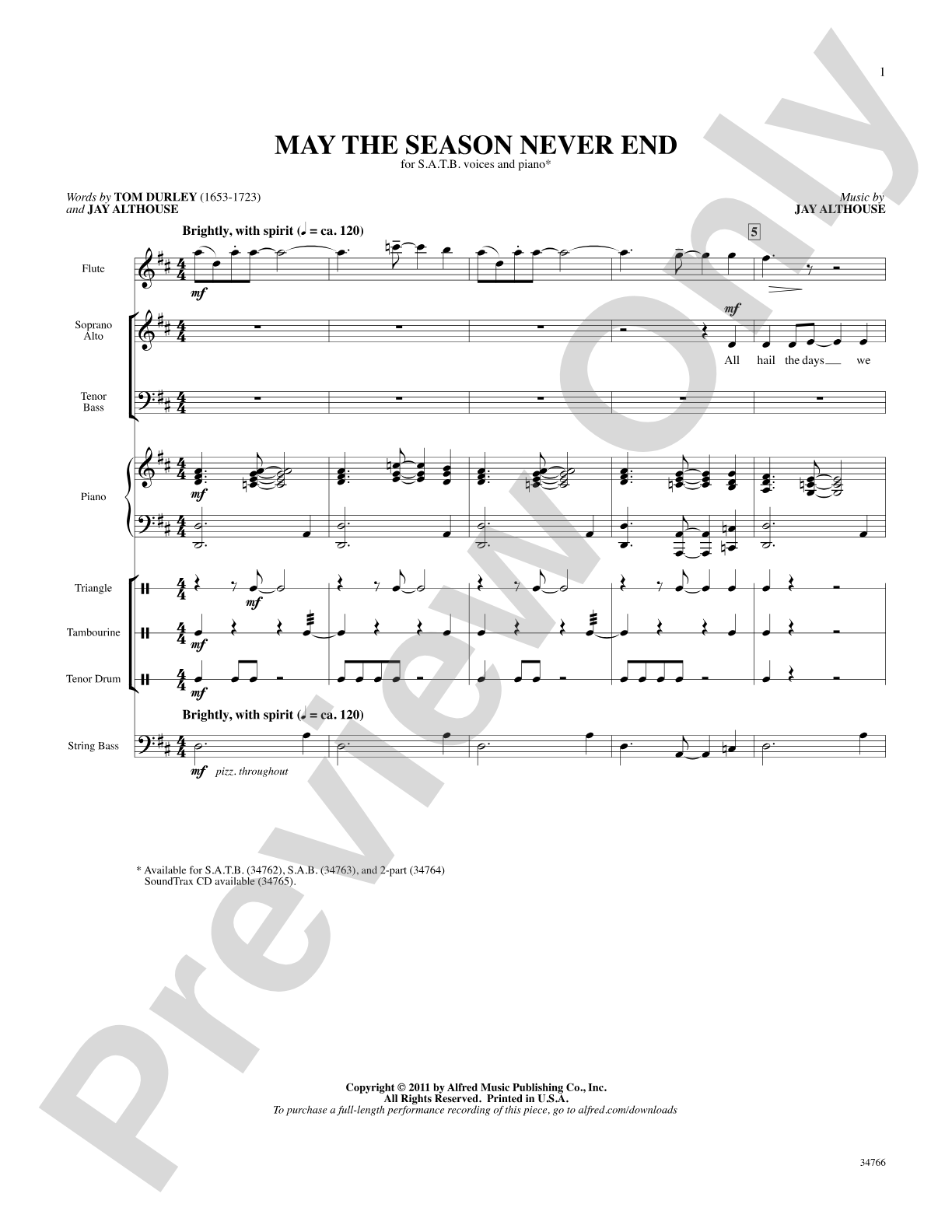 May the Season Never End: Choral SoundPax