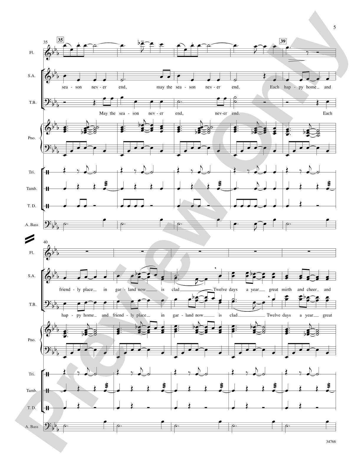 May the Season Never End: Choral SoundPax