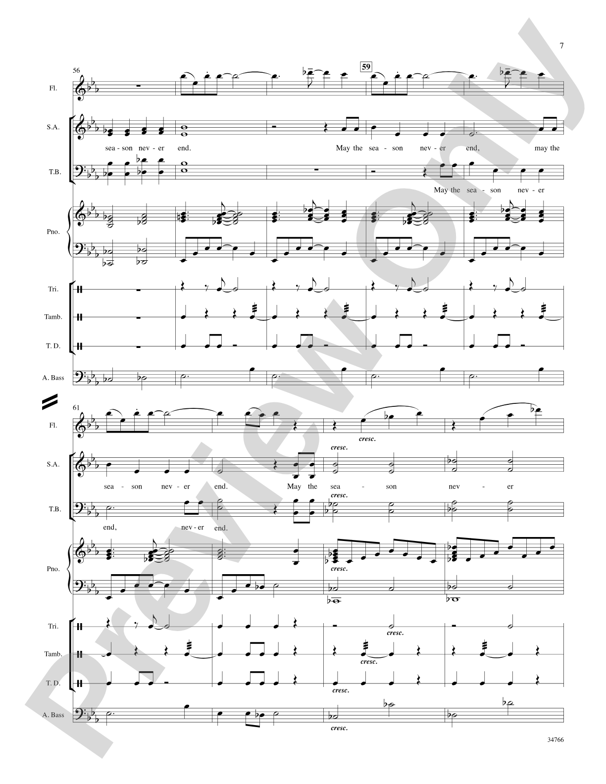 May the Season Never End: Choral SoundPax