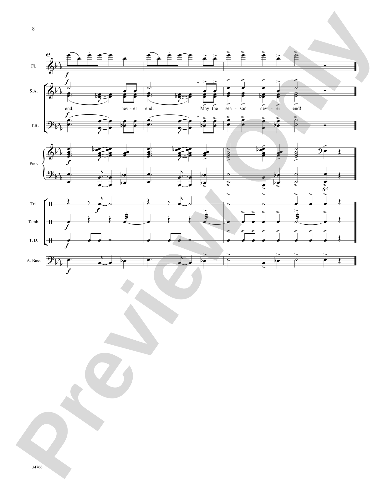 May the Season Never End: Choral SoundPax