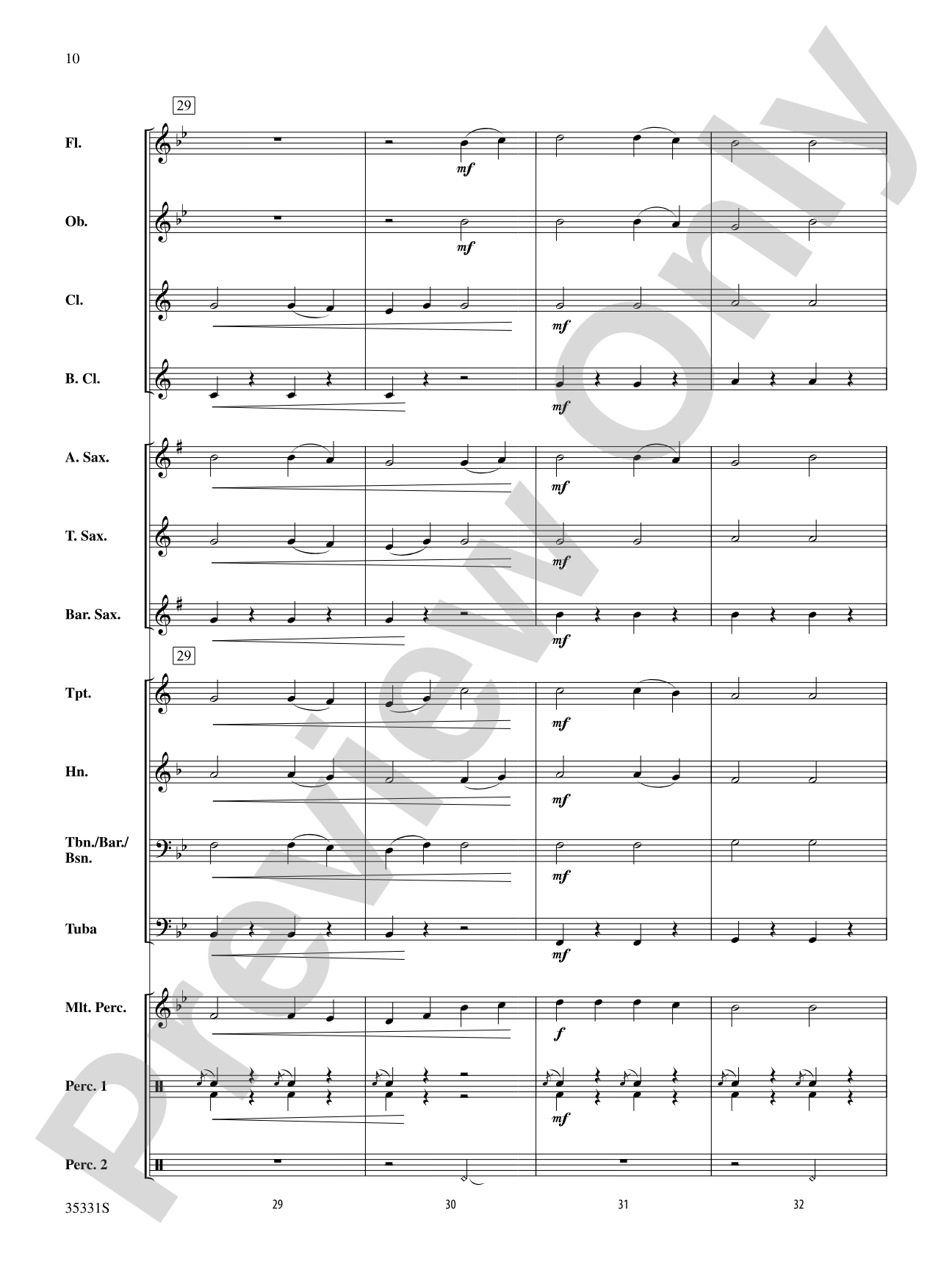 Marching On: Concert Band Conductor Score & Parts