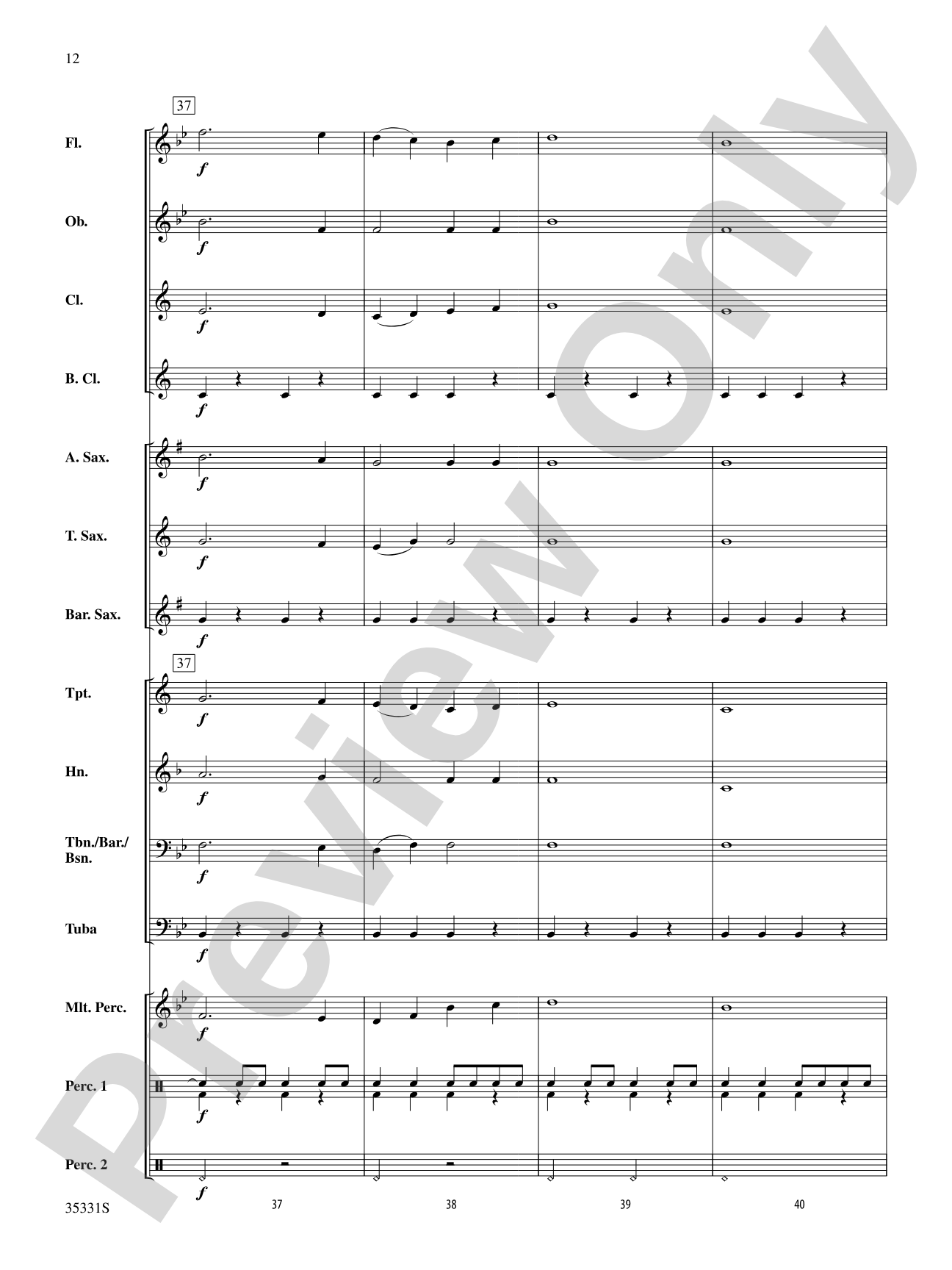 Marching On: Concert Band Conductor Score & Parts