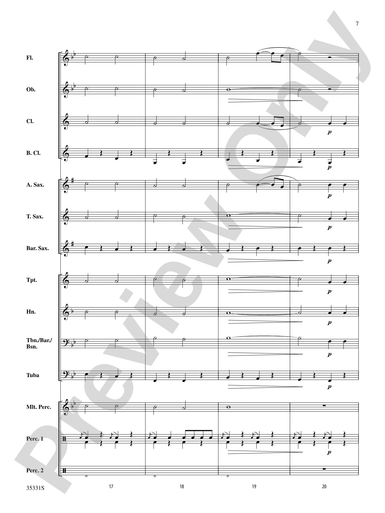 Marching On: Concert Band Conductor Score & Parts