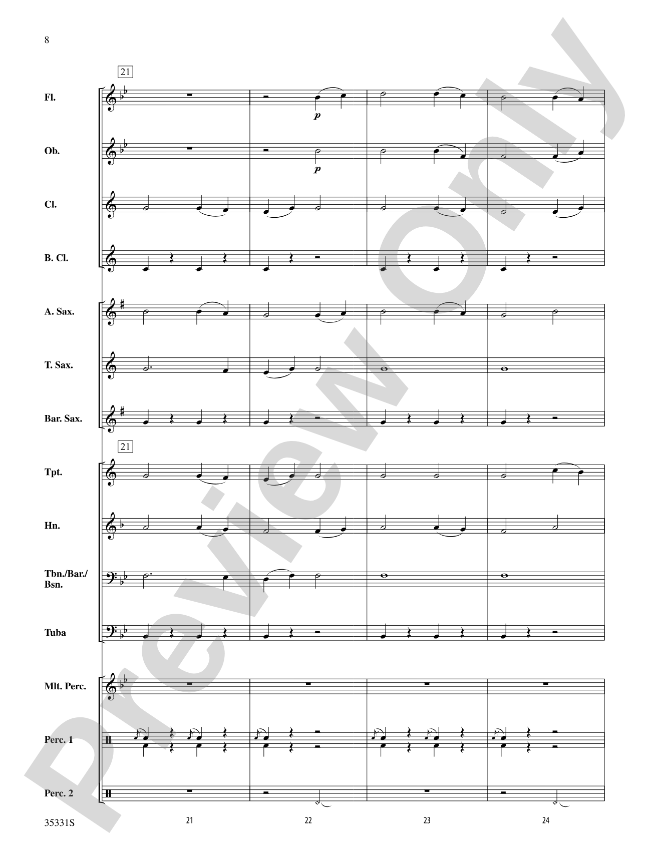 Marching On: Concert Band Conductor Score & Parts