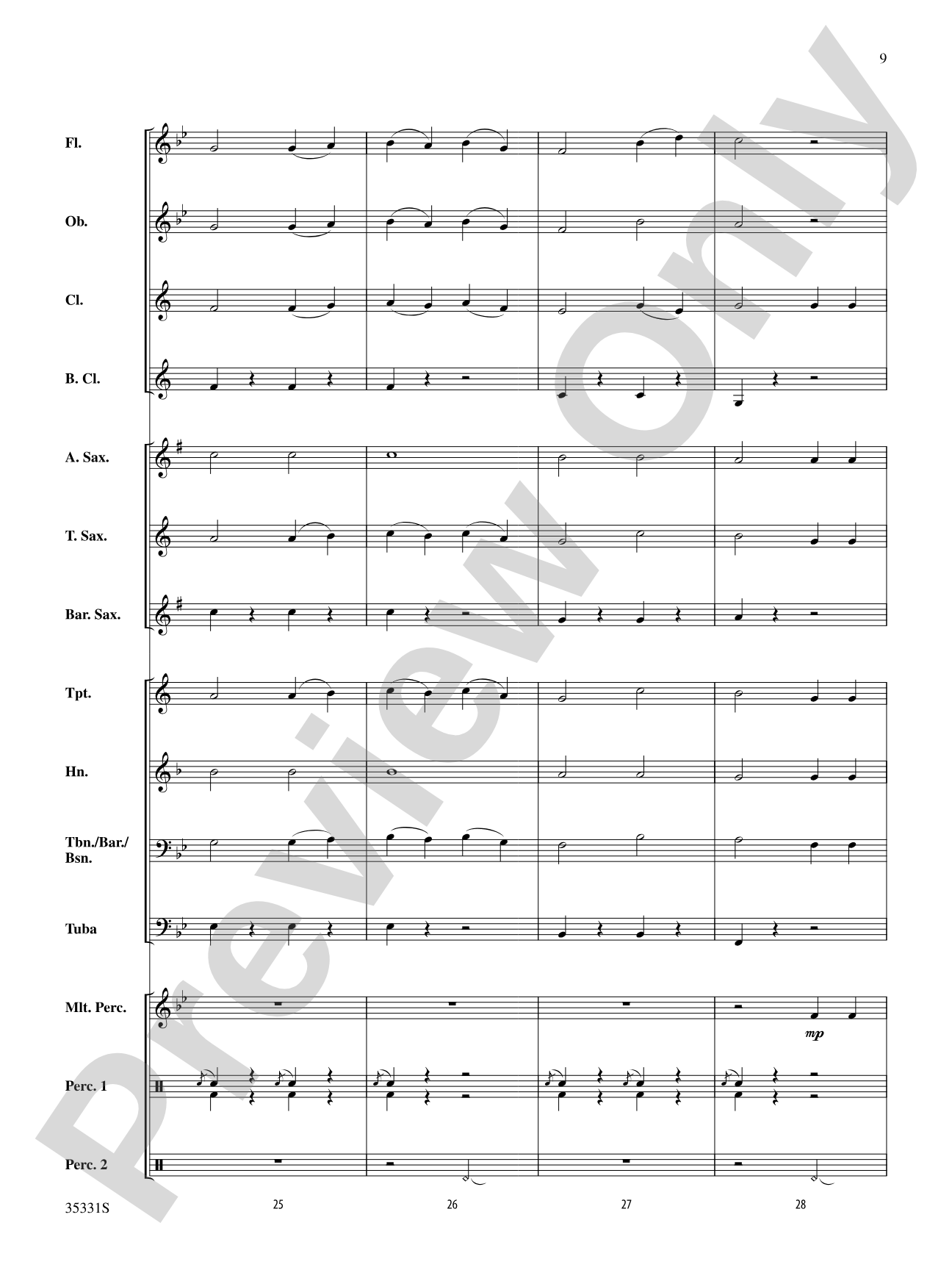 Marching On: Concert Band Conductor Score & Parts