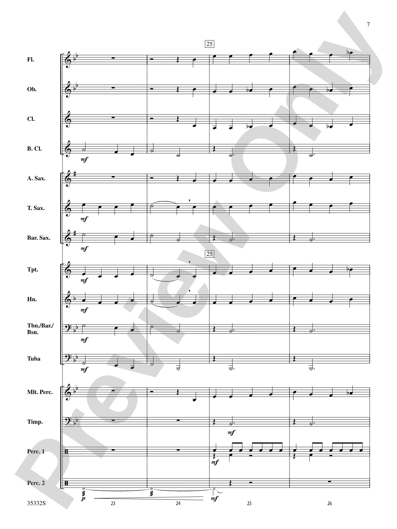 Holiday Fanfare: Concert Band Conductor Score & Parts