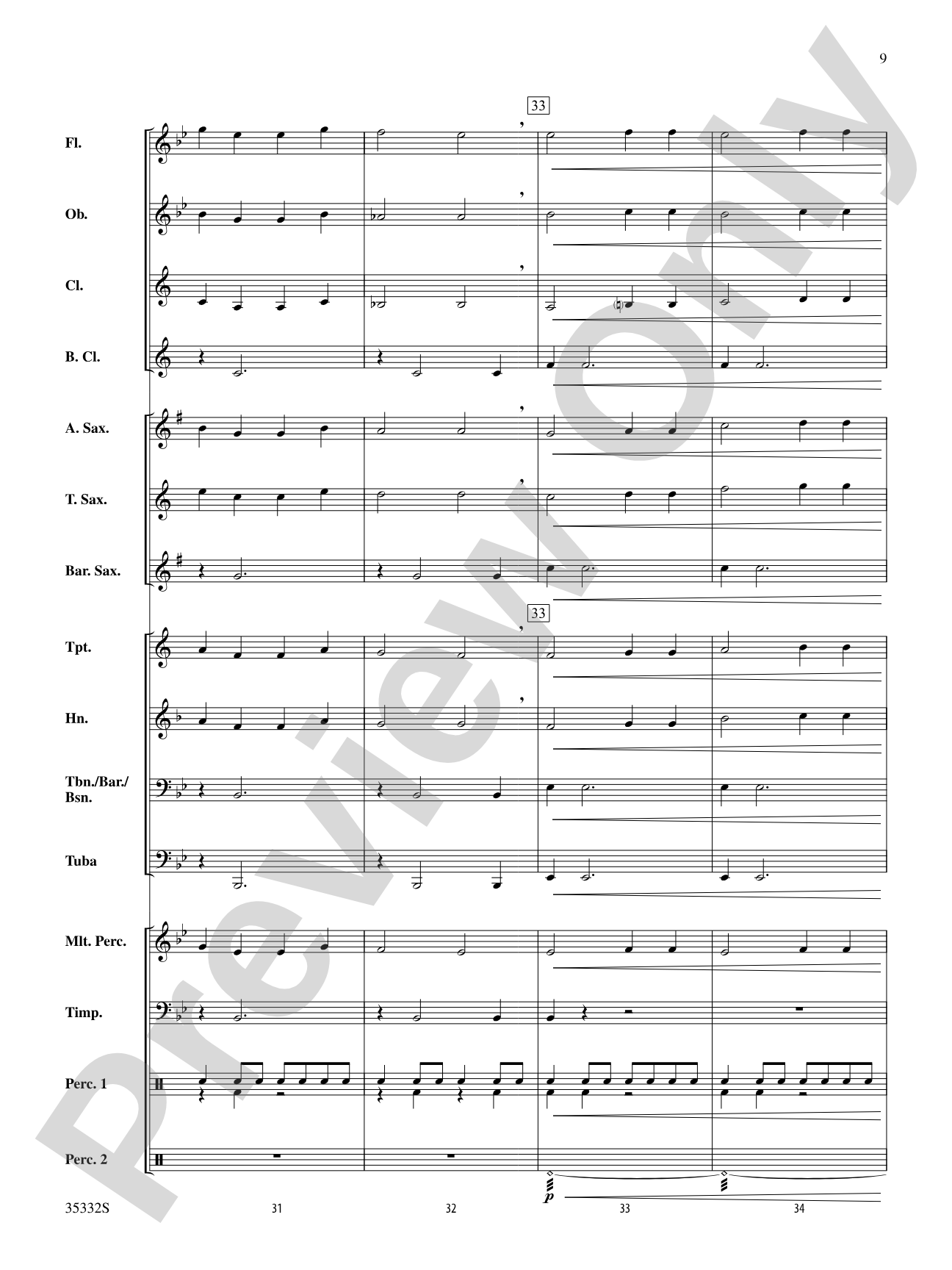 Holiday Fanfare: Concert Band Conductor Score & Parts