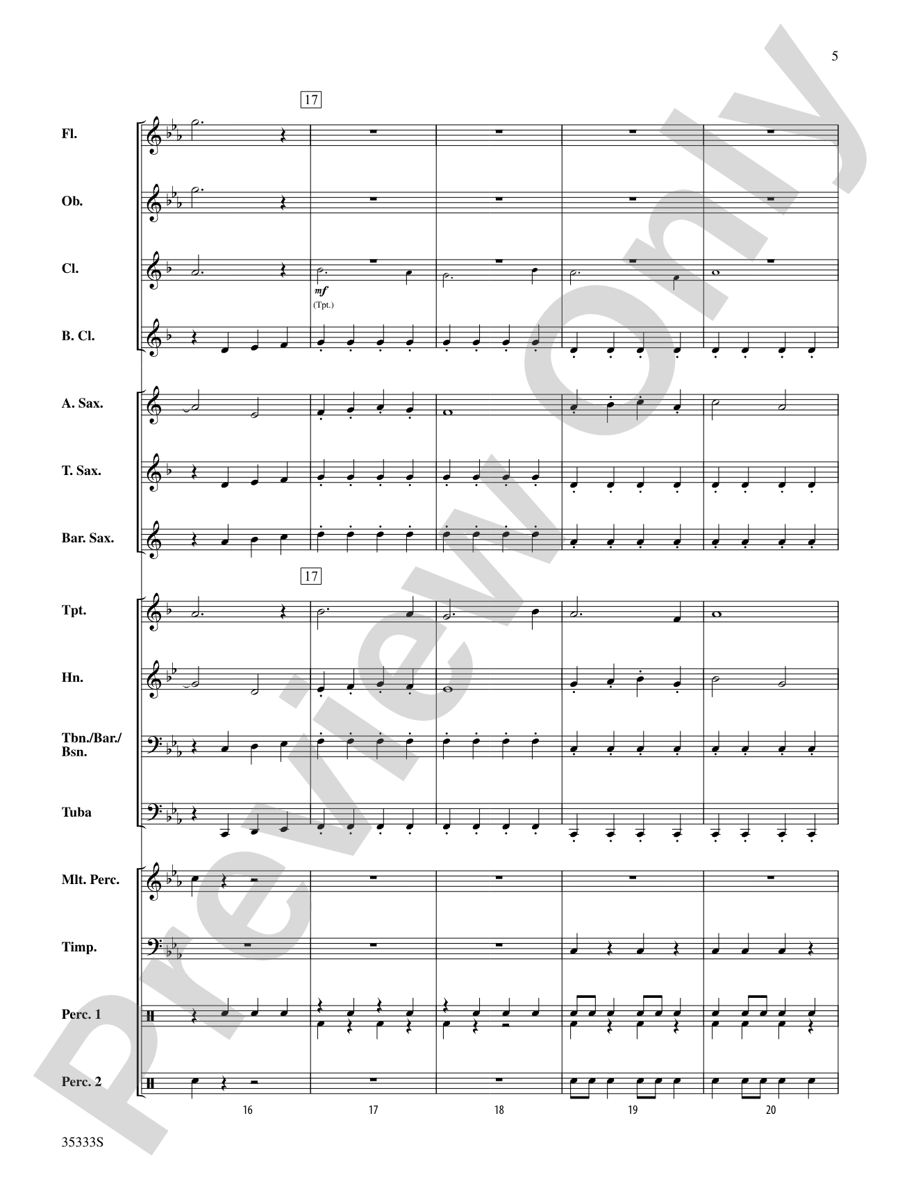Armada: Concert Band Conductor Score & Parts