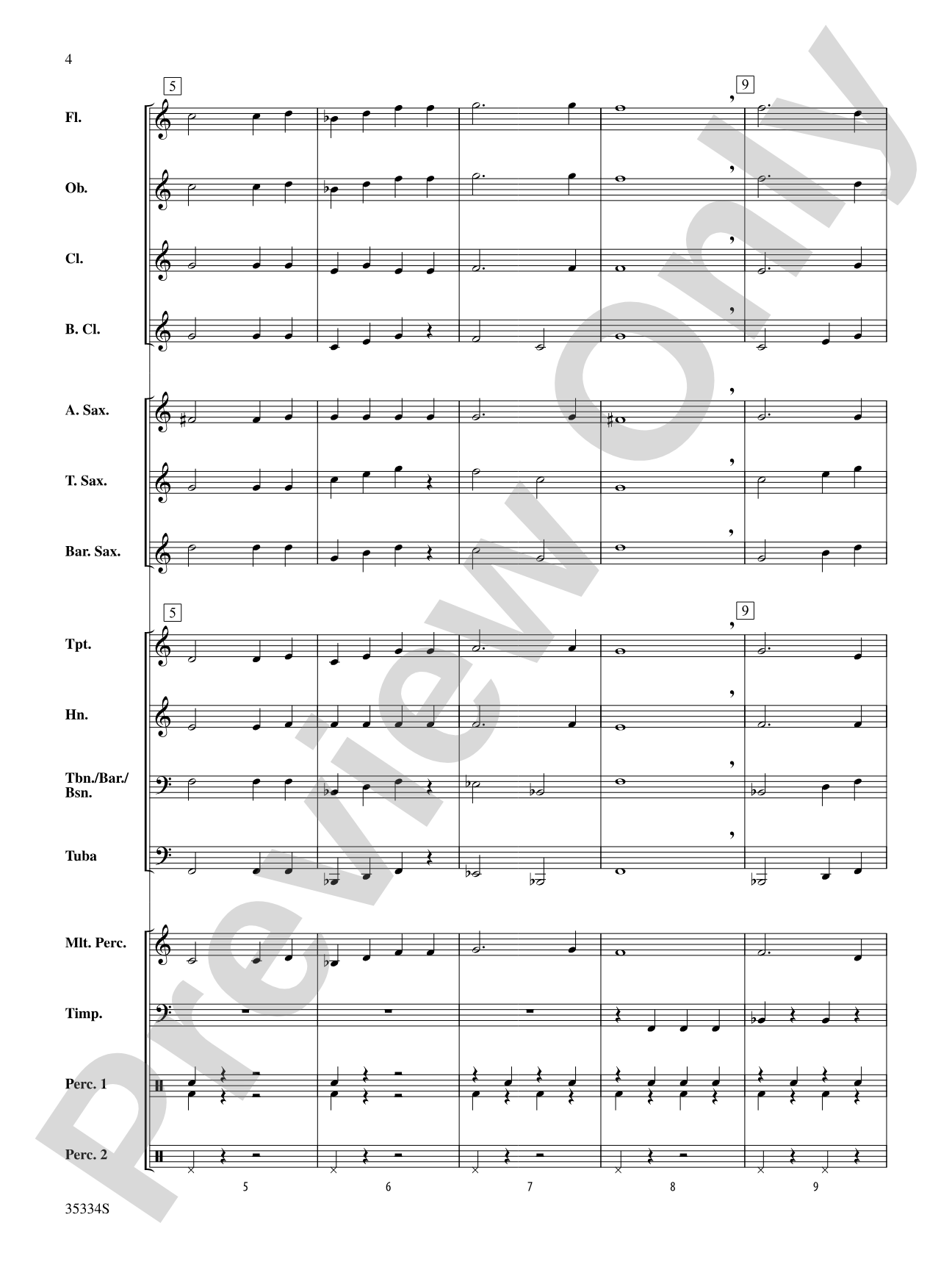 Belwin Very Beginning Band Kit #7: Concert Band Conductor Score & Parts
