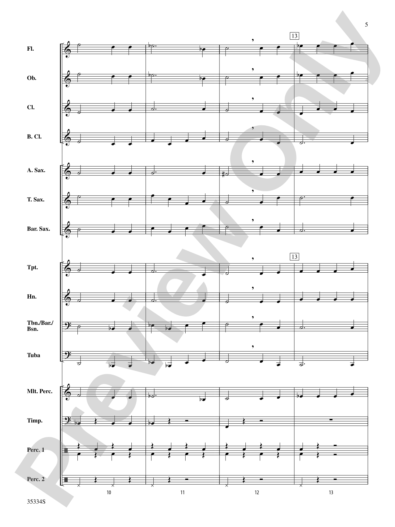 Belwin Very Beginning Band Kit #7: Concert Band Conductor Score & Parts