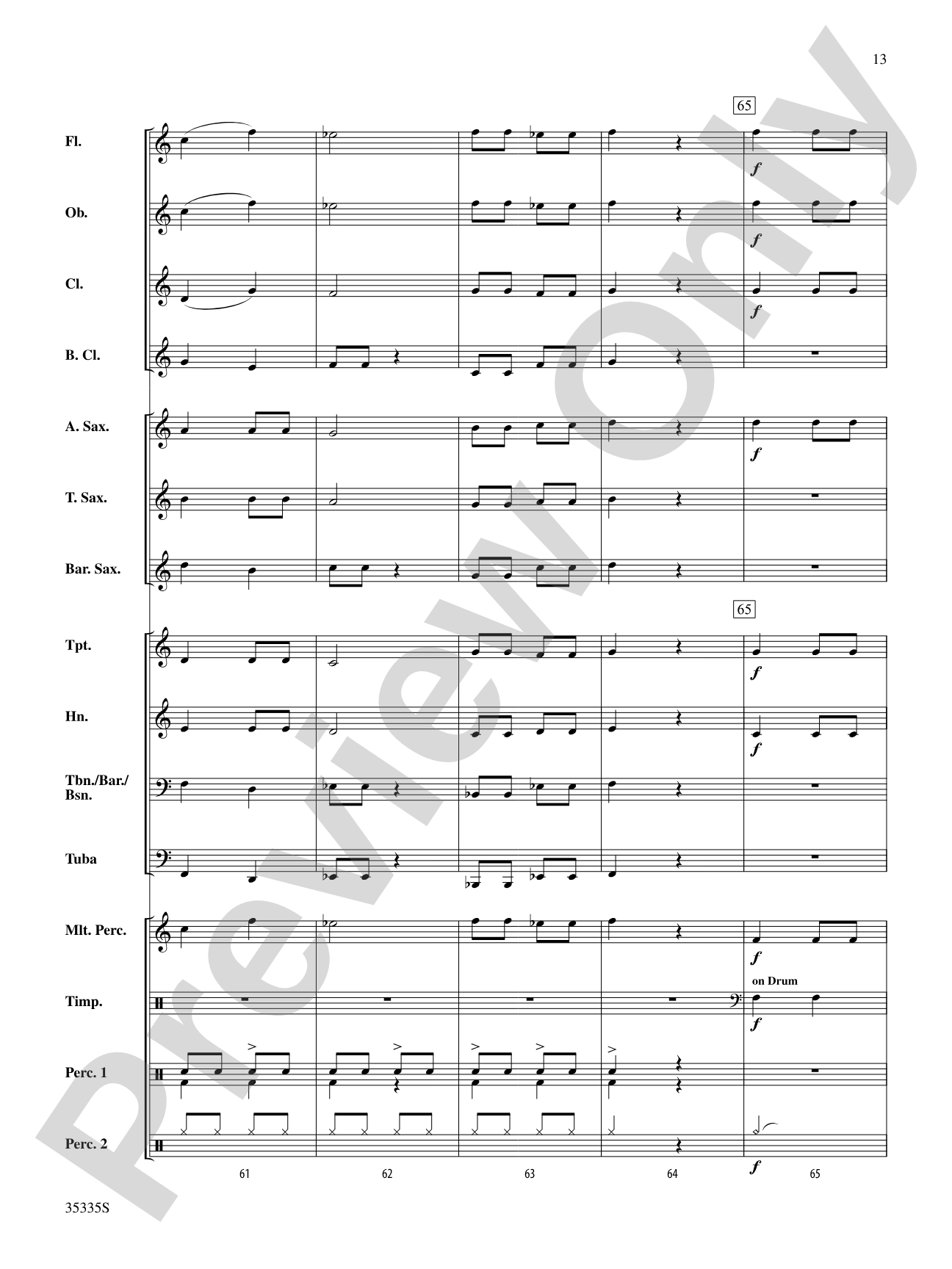 Gizmo: Concert Band Conductor Score & Parts