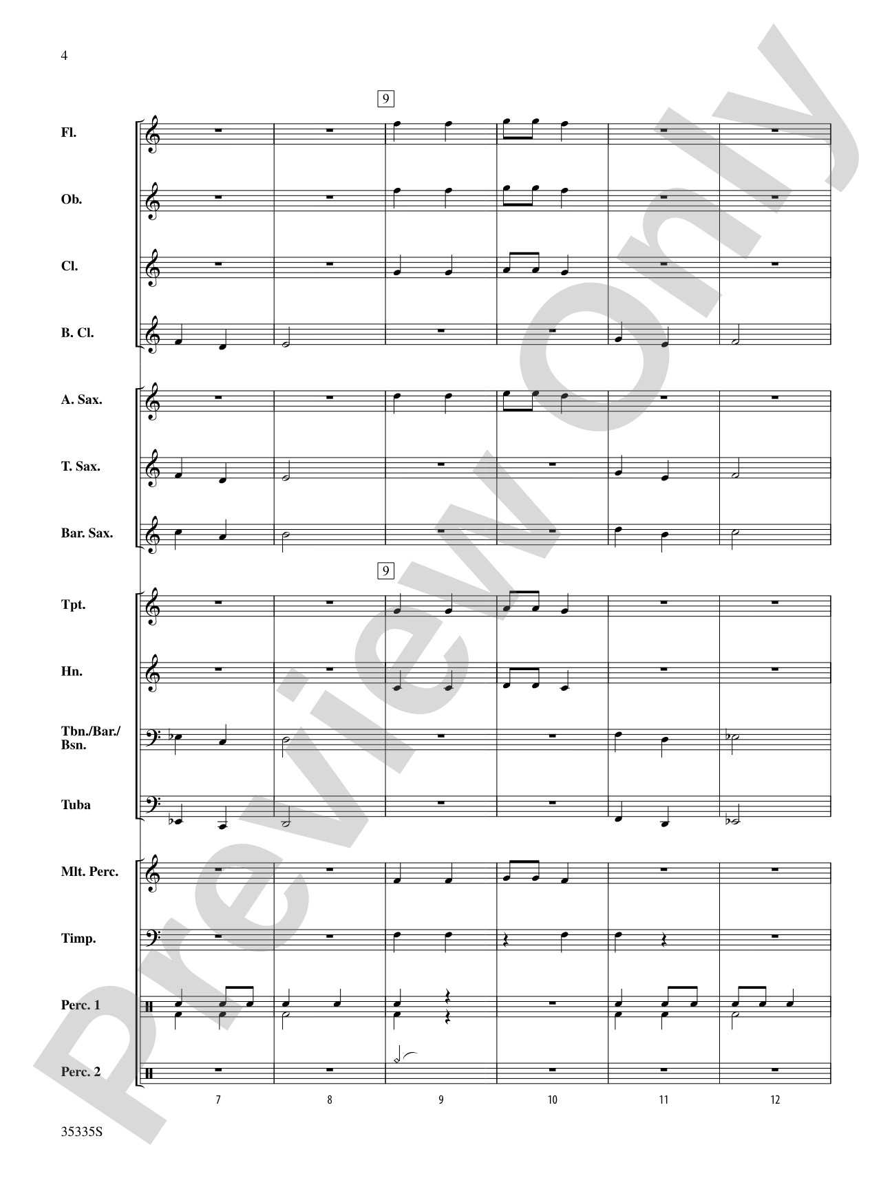 Gizmo: Concert Band Conductor Score & Parts