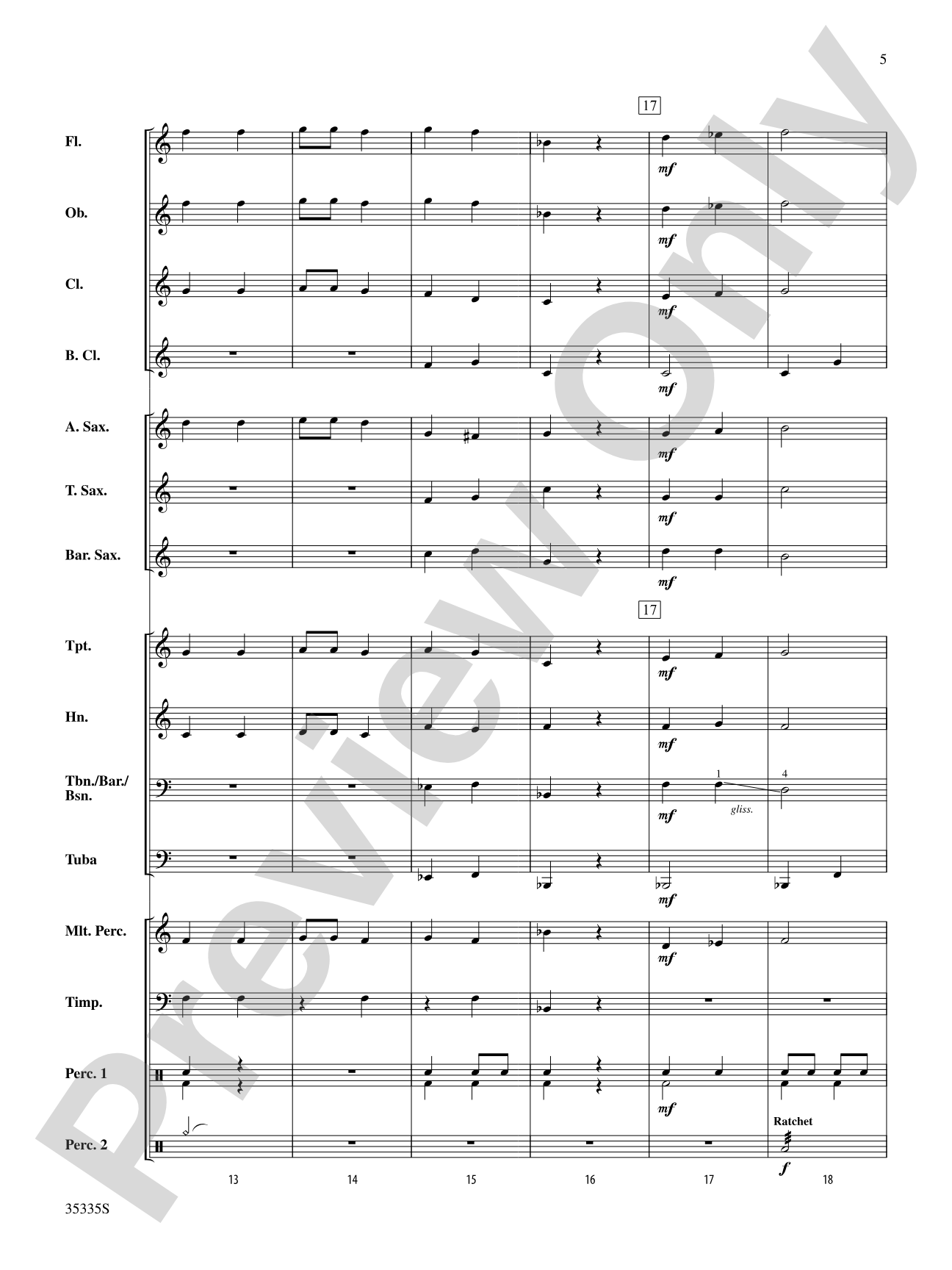 Gizmo: Concert Band Conductor Score & Parts