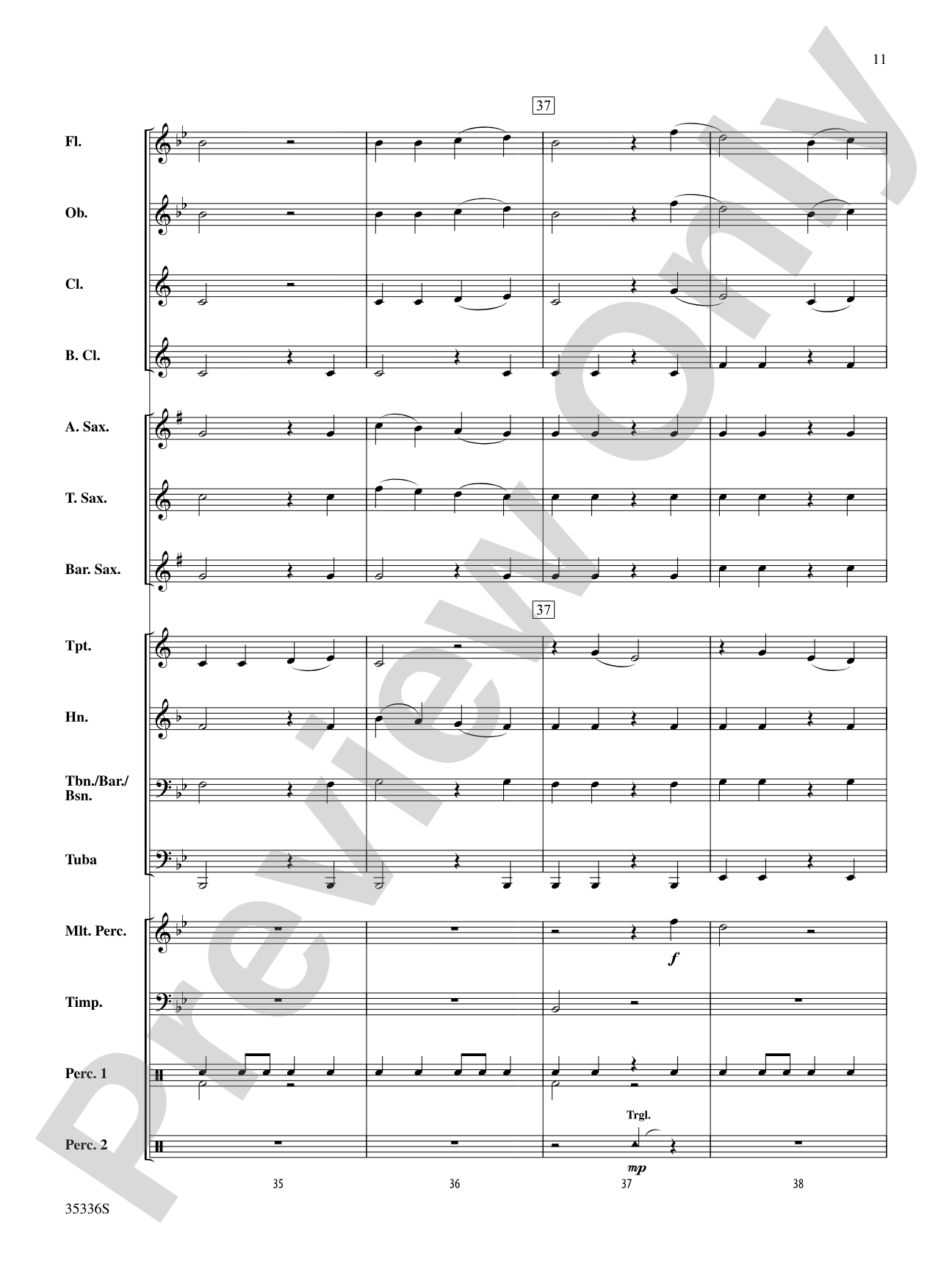 Variants on a Celtic Folk Tune: Score