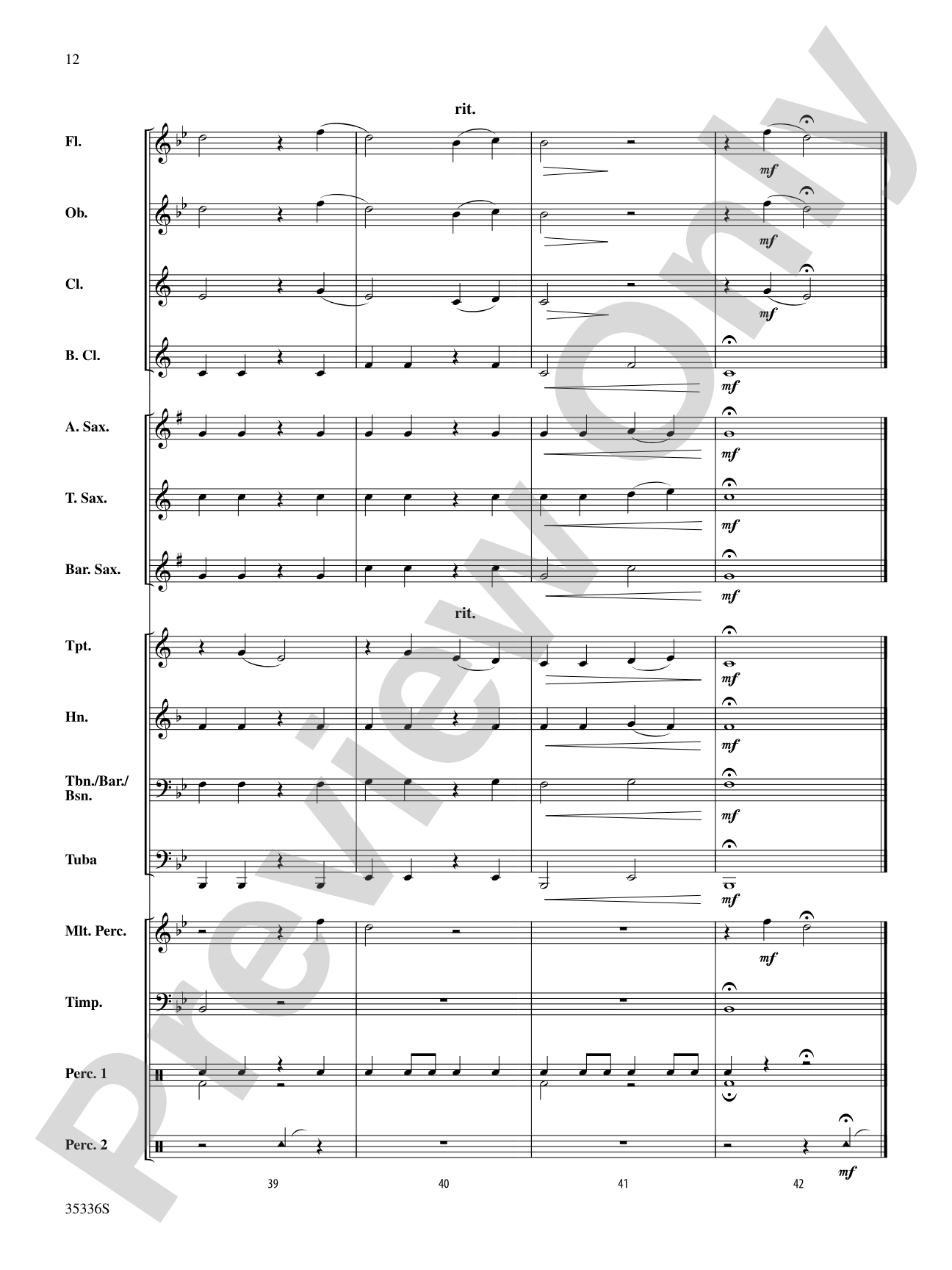 Variants on a Celtic Folk Tune: Score