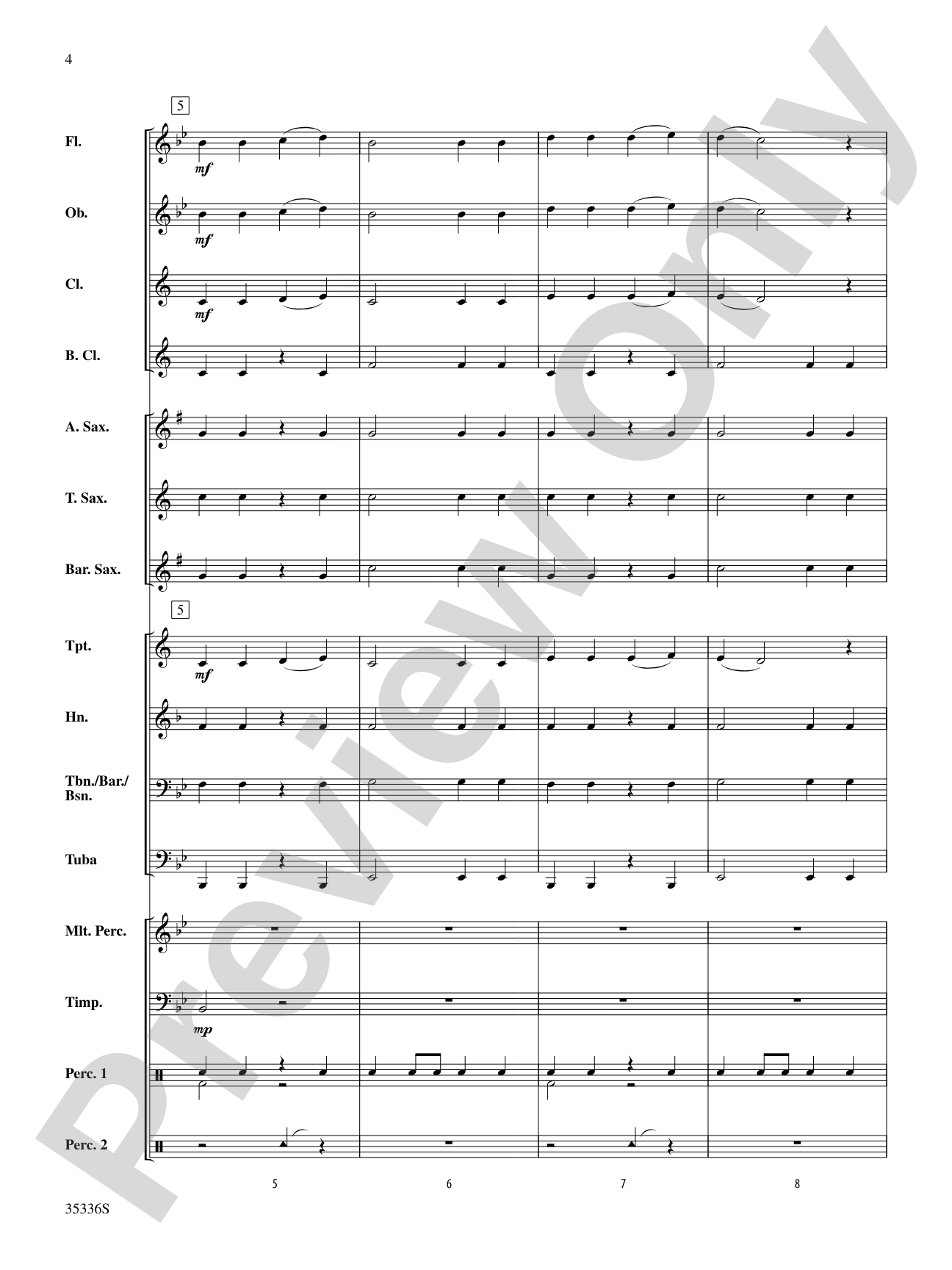 Variants on a Celtic Folk Tune: Score