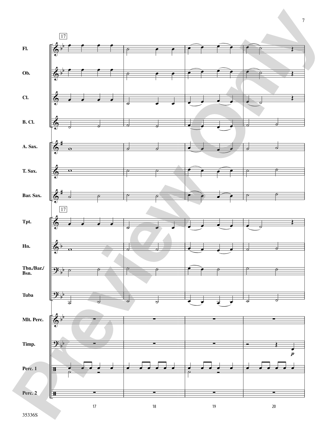 Variants on a Celtic Folk Tune: Score