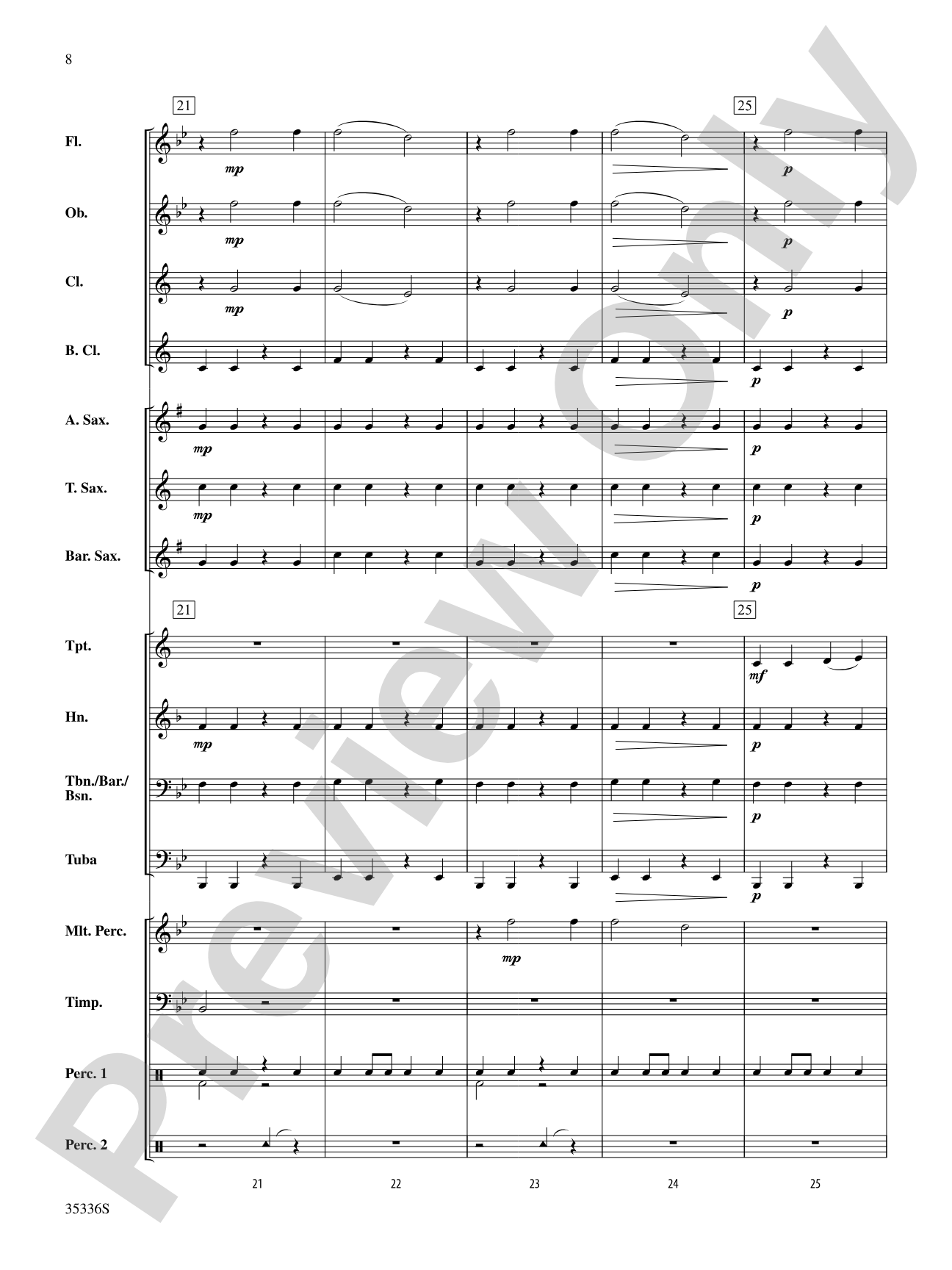 Variants on a Celtic Folk Tune: Score