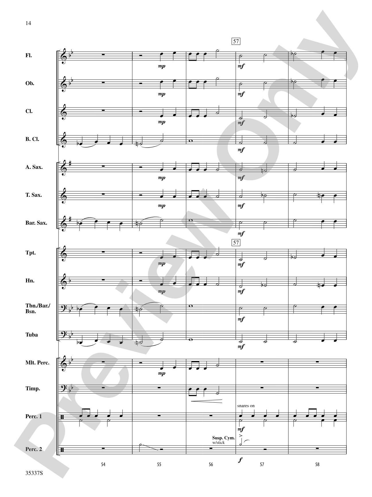 Areopogus: Concert Band Conductor Score & Parts
