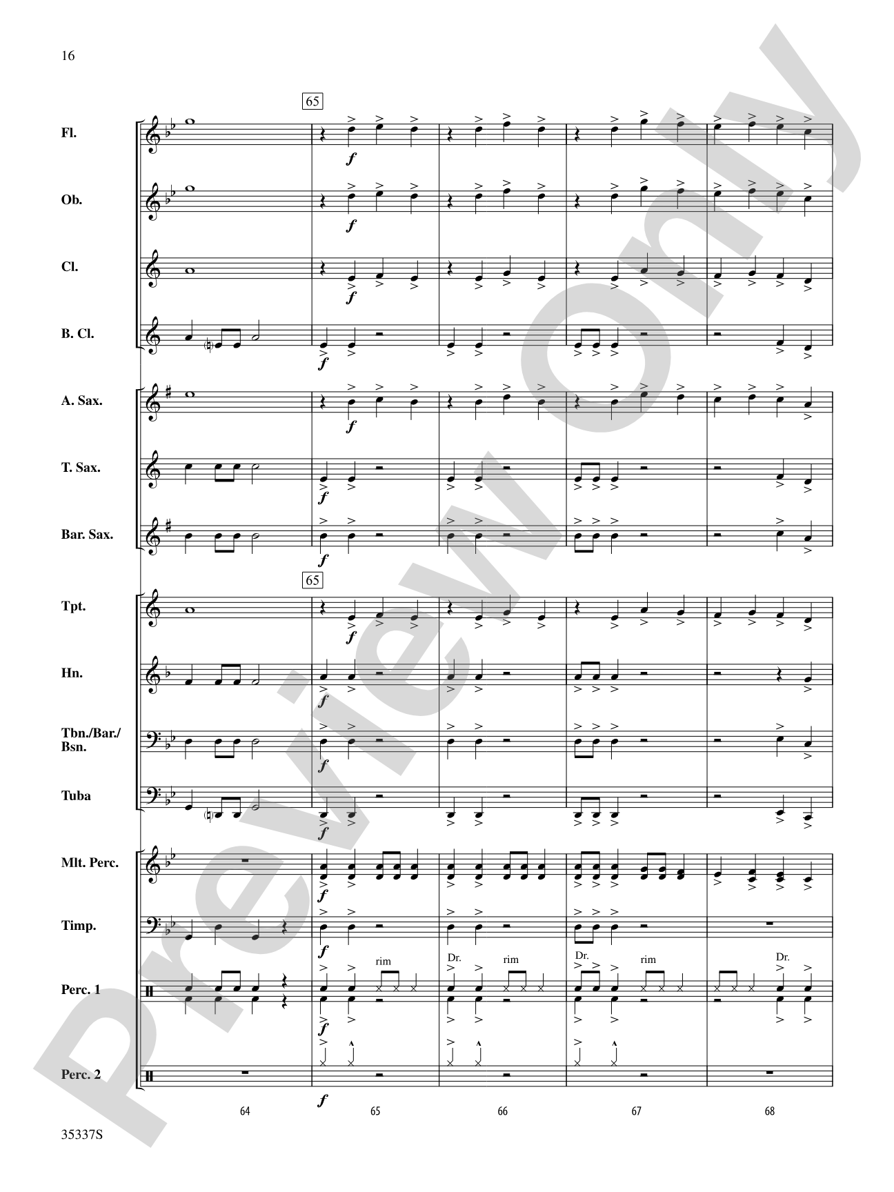 Areopogus: Concert Band Conductor Score & Parts