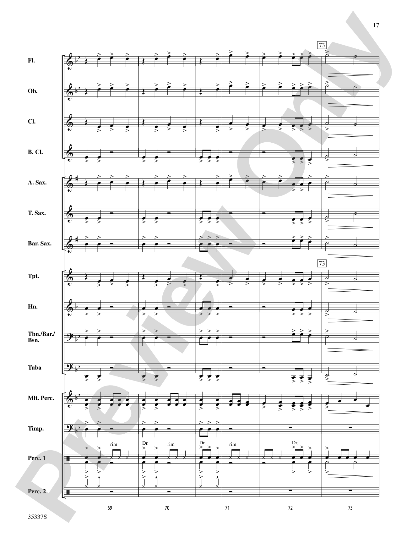 Areopogus: Concert Band Conductor Score & Parts