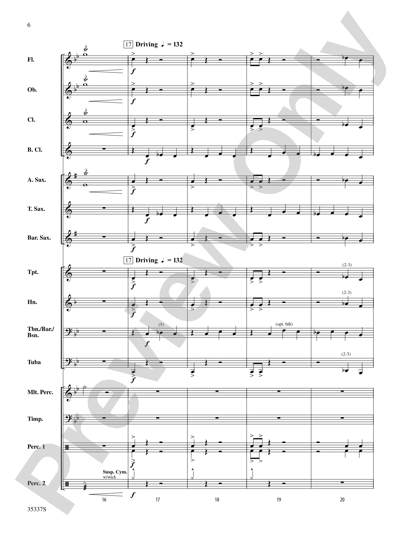 Areopogus: Concert Band Conductor Score & Parts
